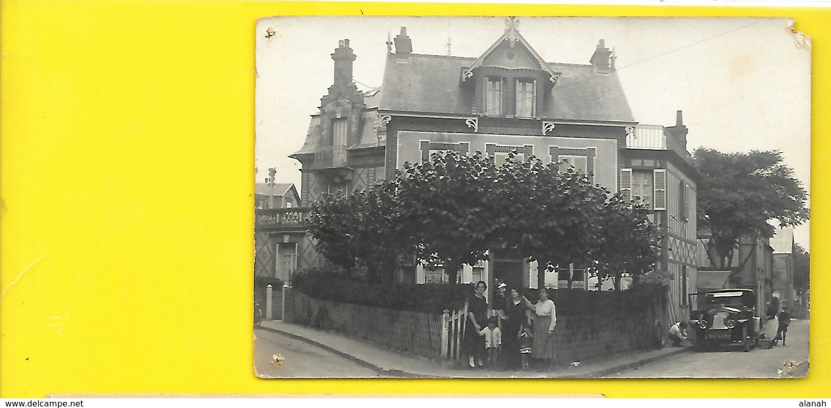 HOULGATE Carte Photo De Villa 1922 Renault () Calvados (14) - Houlgate