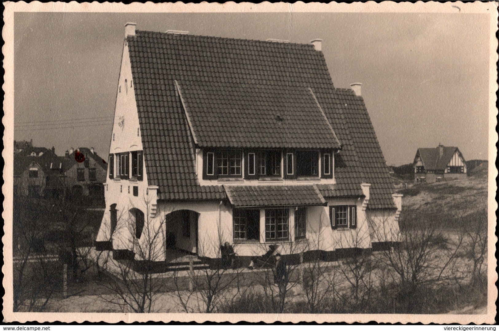 ! Alte Ansichtskarte De Haan, Villa,  Belgien, 1940-1944 - De Haan