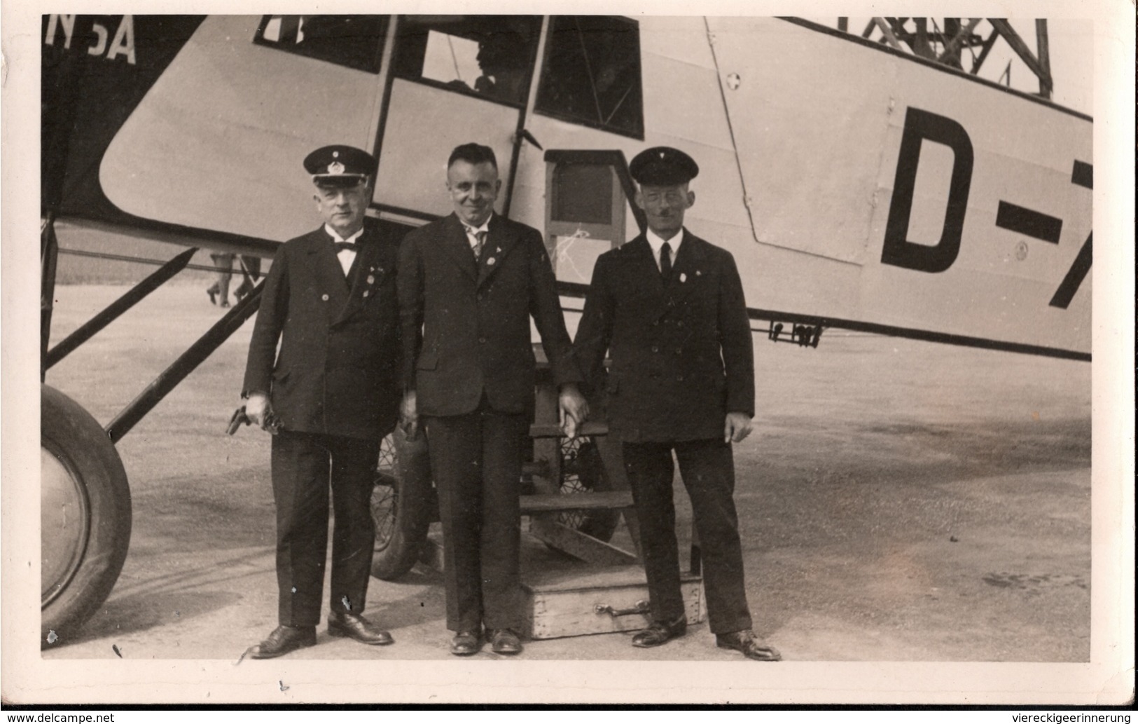 ! Alte Fotokarte, Photo Lufthansa Flugzeug, Flughafen Köln 11.6.1934 - 1919-1938