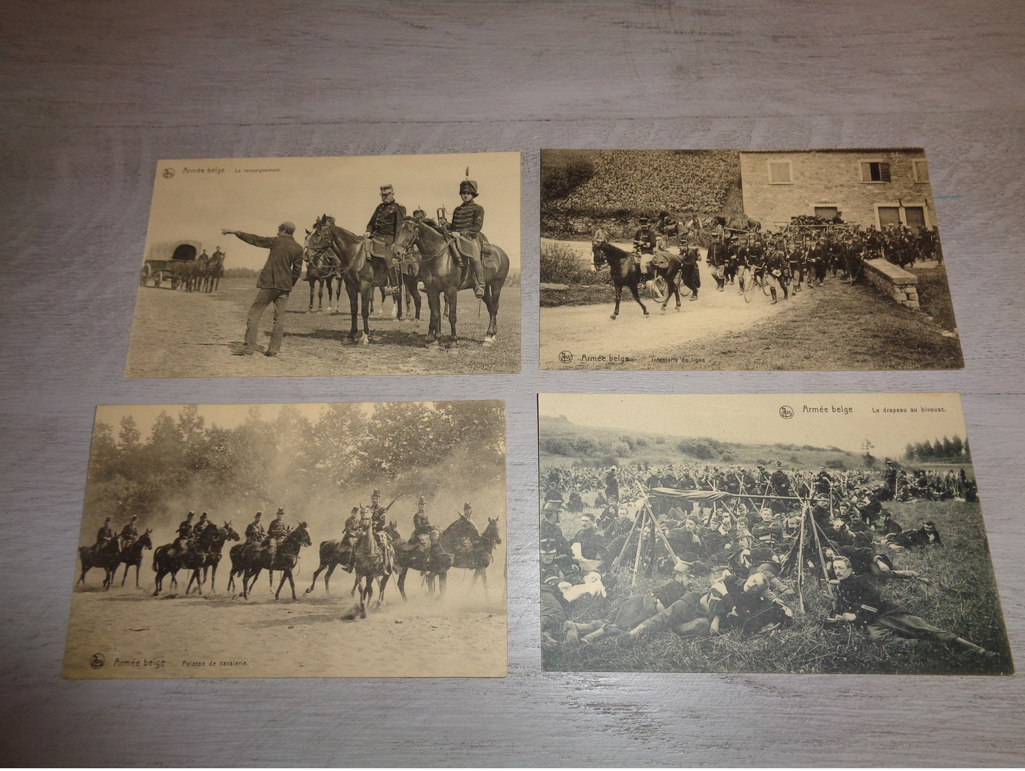 Beau Lot De 20 Cartes Postales De L' Armée Belge Soldats Soldat  Mooi Lot Van 20 Postkaarten Leger Soldaten Soldaat - 5 - 99 Karten