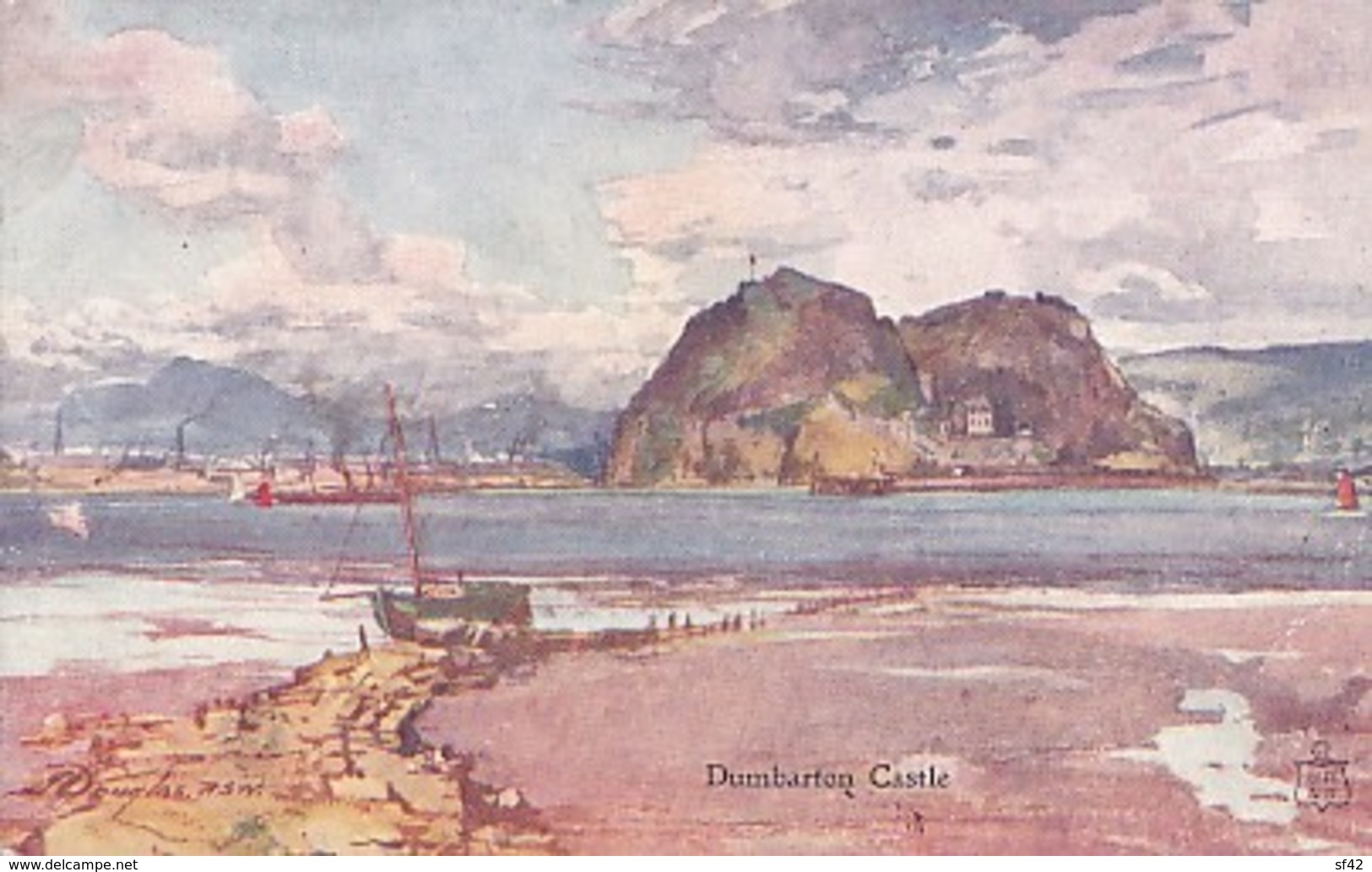 DUMBARTON CASTLE    BY DOUGLAS - Dunbartonshire