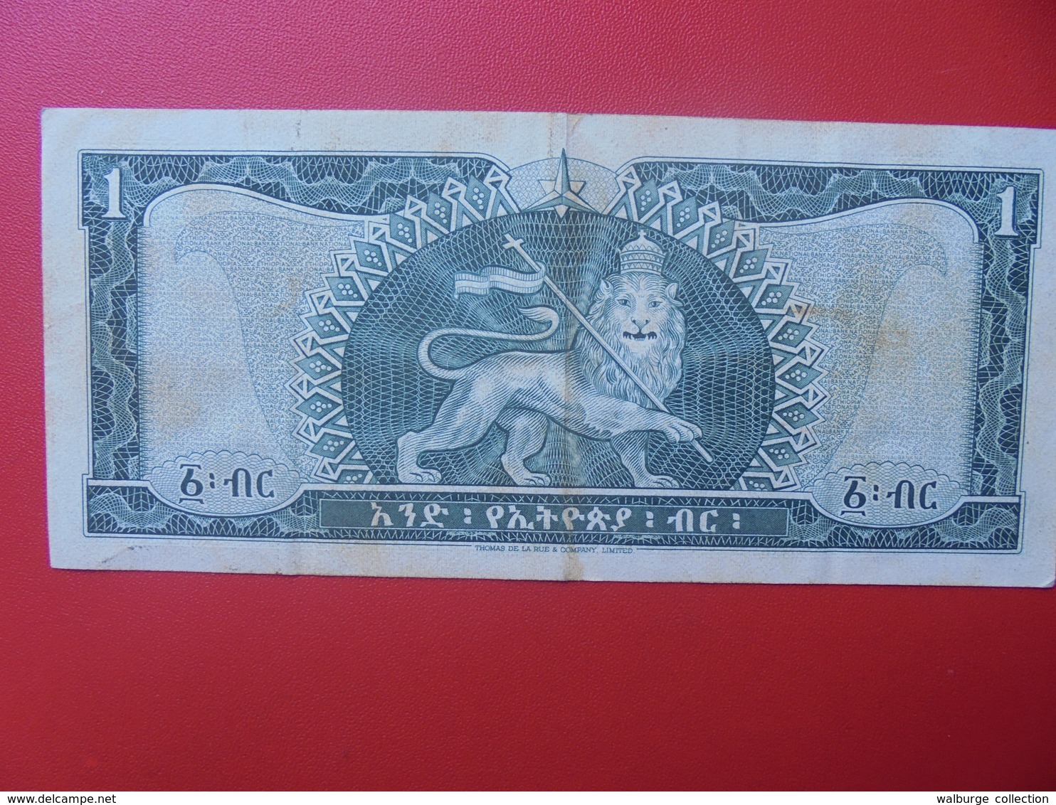 ETHIOPIE 1 DOLLAR 1966 CIRCULER (B.6) - Ethiopië