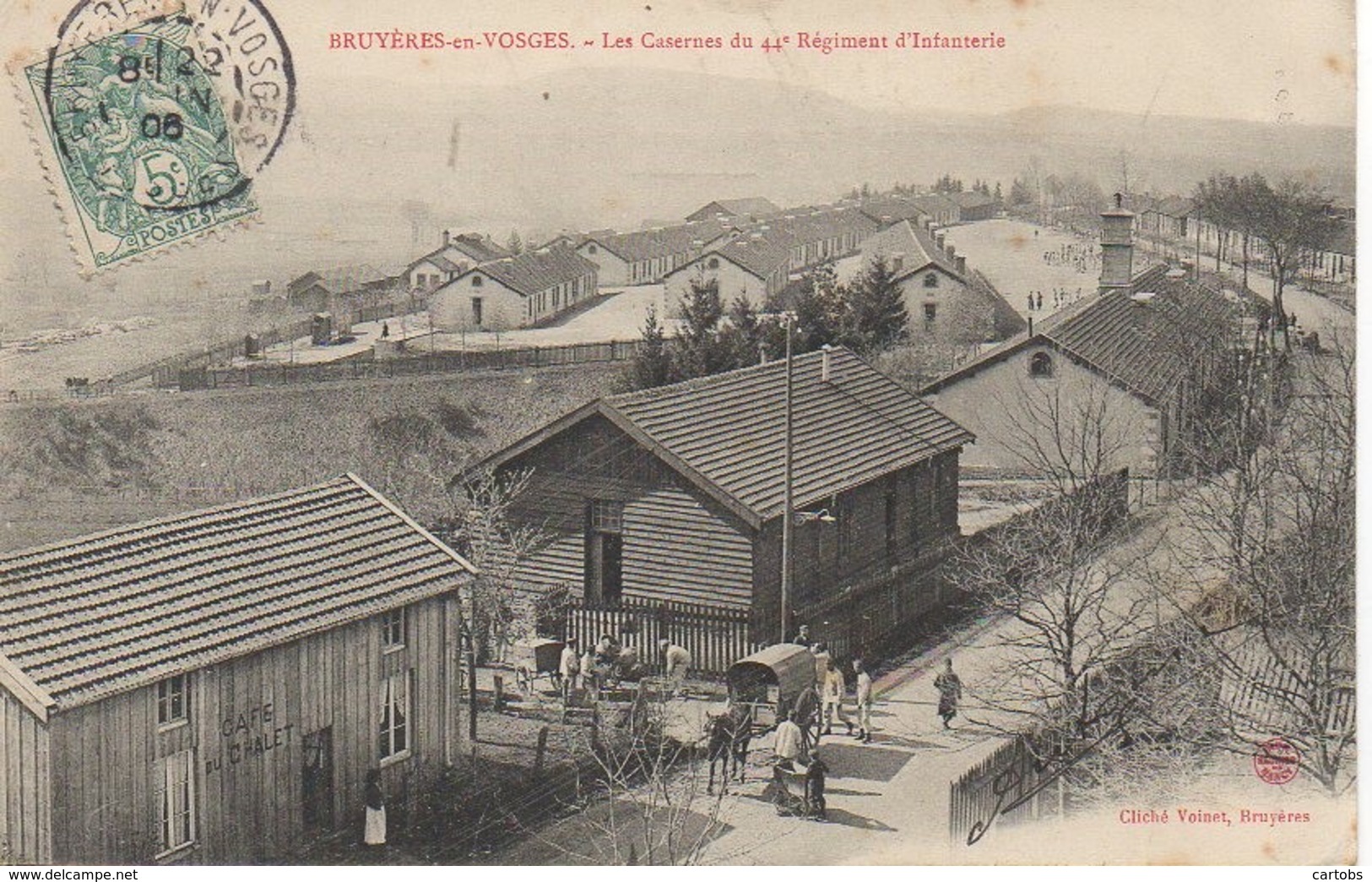 88 BRUYERES Les Casernes  Du 44e Régiment D'Infanterie - Bruyeres