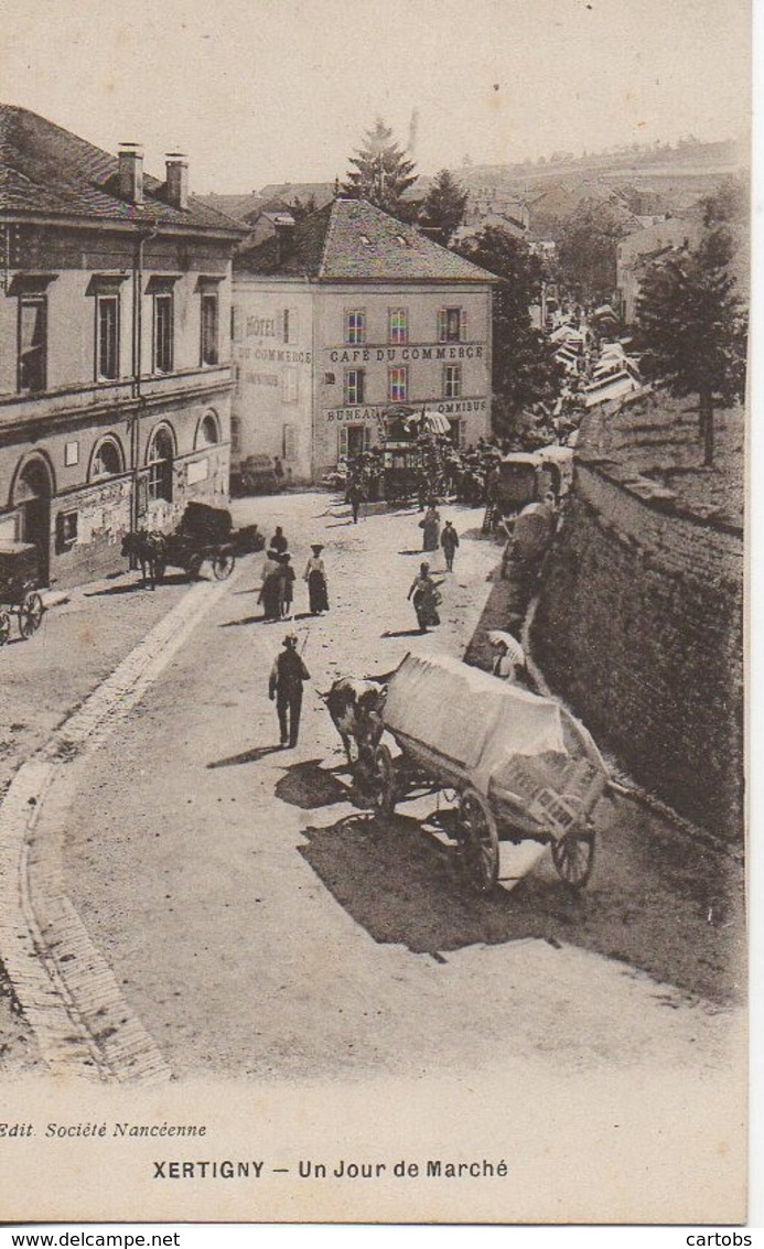 88 XERTIGNY  Un Jour De Marché - Xertigny