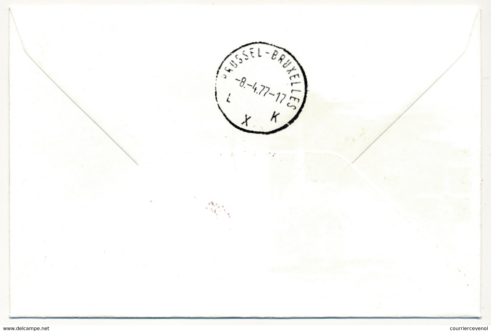 ARABIE SAOUDITE - Enveloppe Premier Vol DHARAN / BRUXELLES Par Sabena - 8/4/1977 - Arabie Saoudite