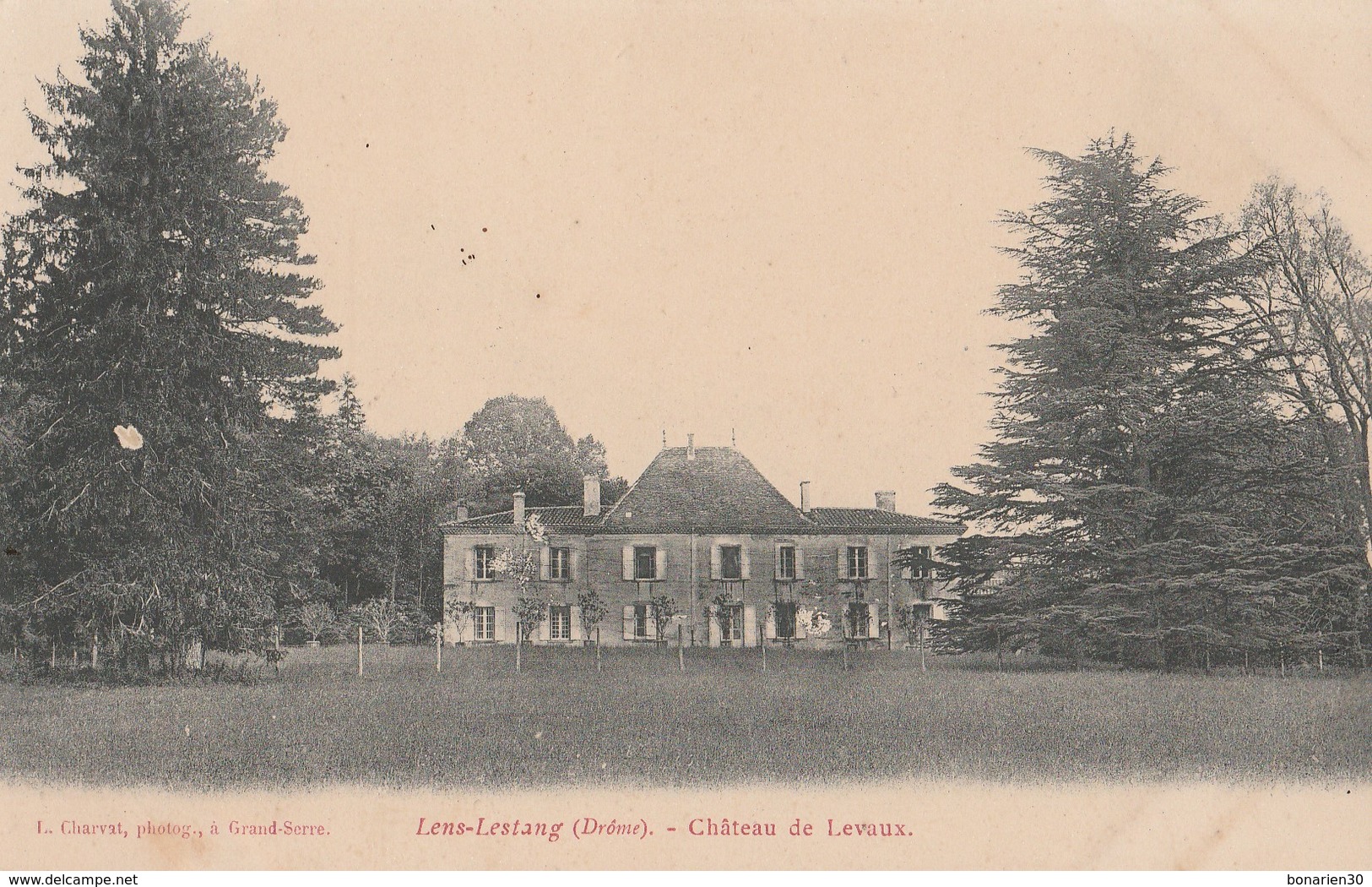 CPA  26 LENS-LESTANG CHATEAU DE LEVAUX - Other & Unclassified