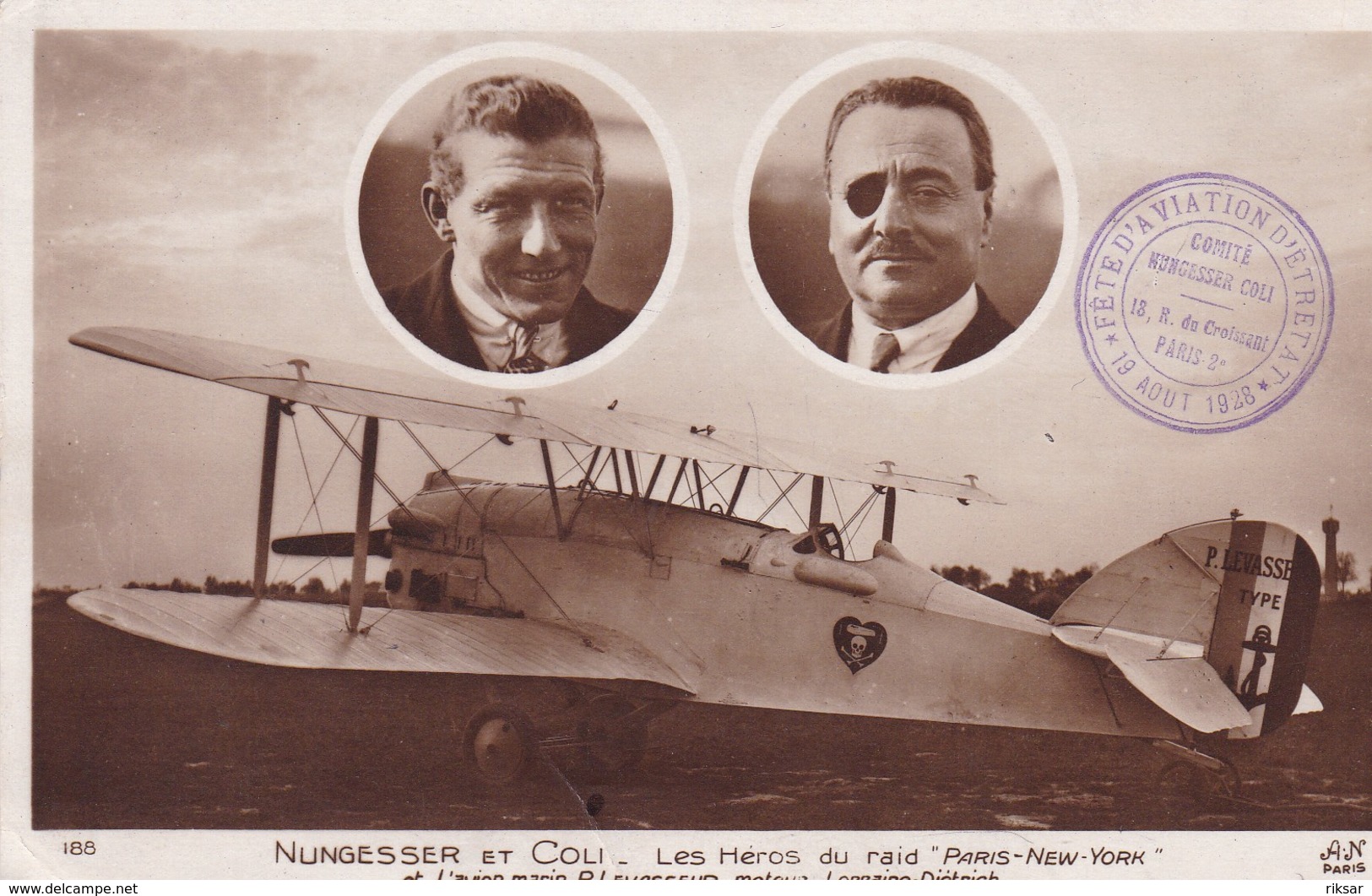 AVIATION(Nungesser Et Coli) - 1914-1918: 1ère Guerre