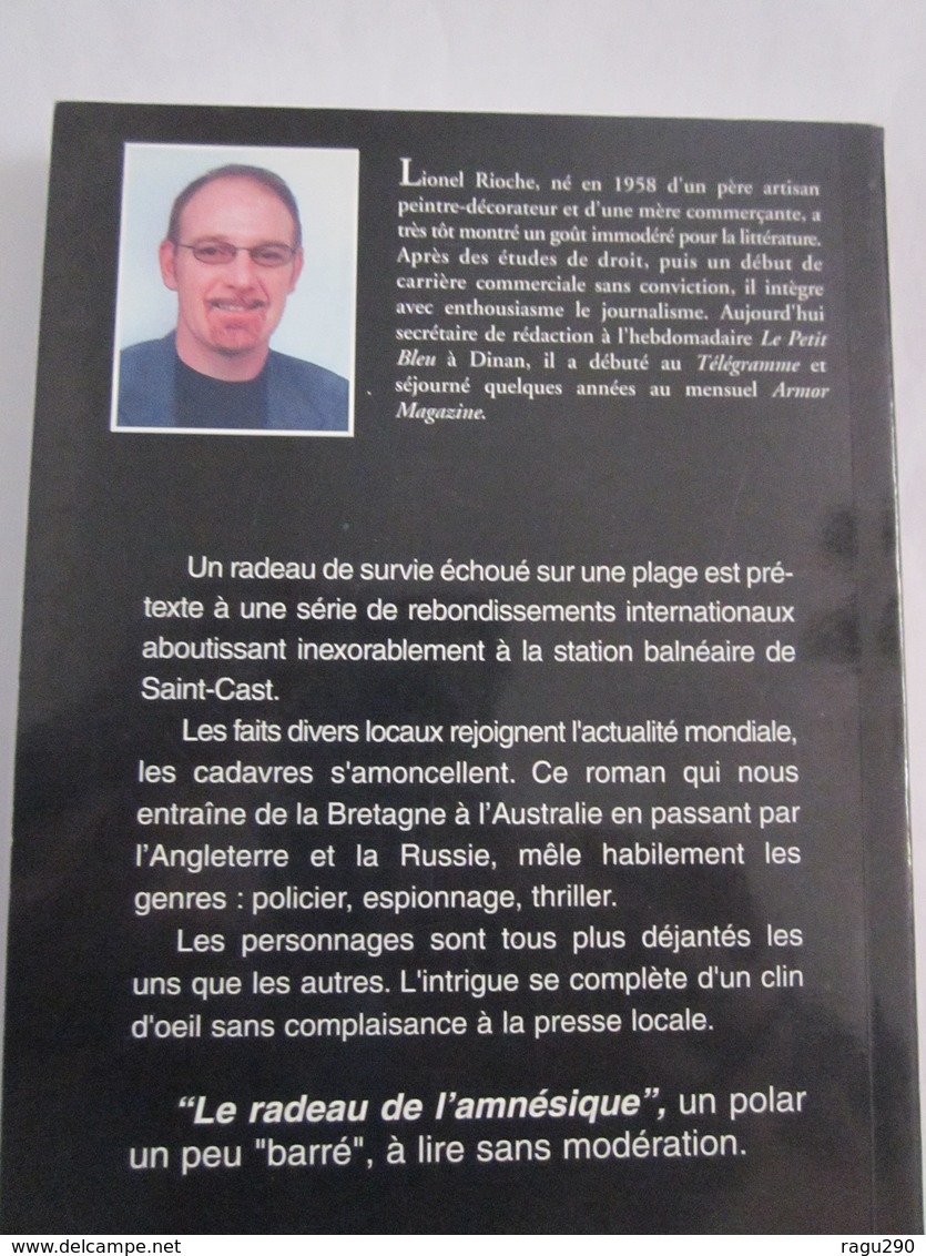 LE RADEAU DE L' AMNESIQUE  Par LIONEL RIOCHE  éditions  ASTOURE  Policier Breton BREIZH NOIR - Other & Unclassified