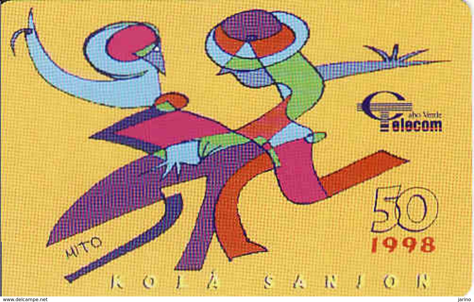 Cape Verde Chip 50 1998, Kola Sanjon,  Used - Kapverden