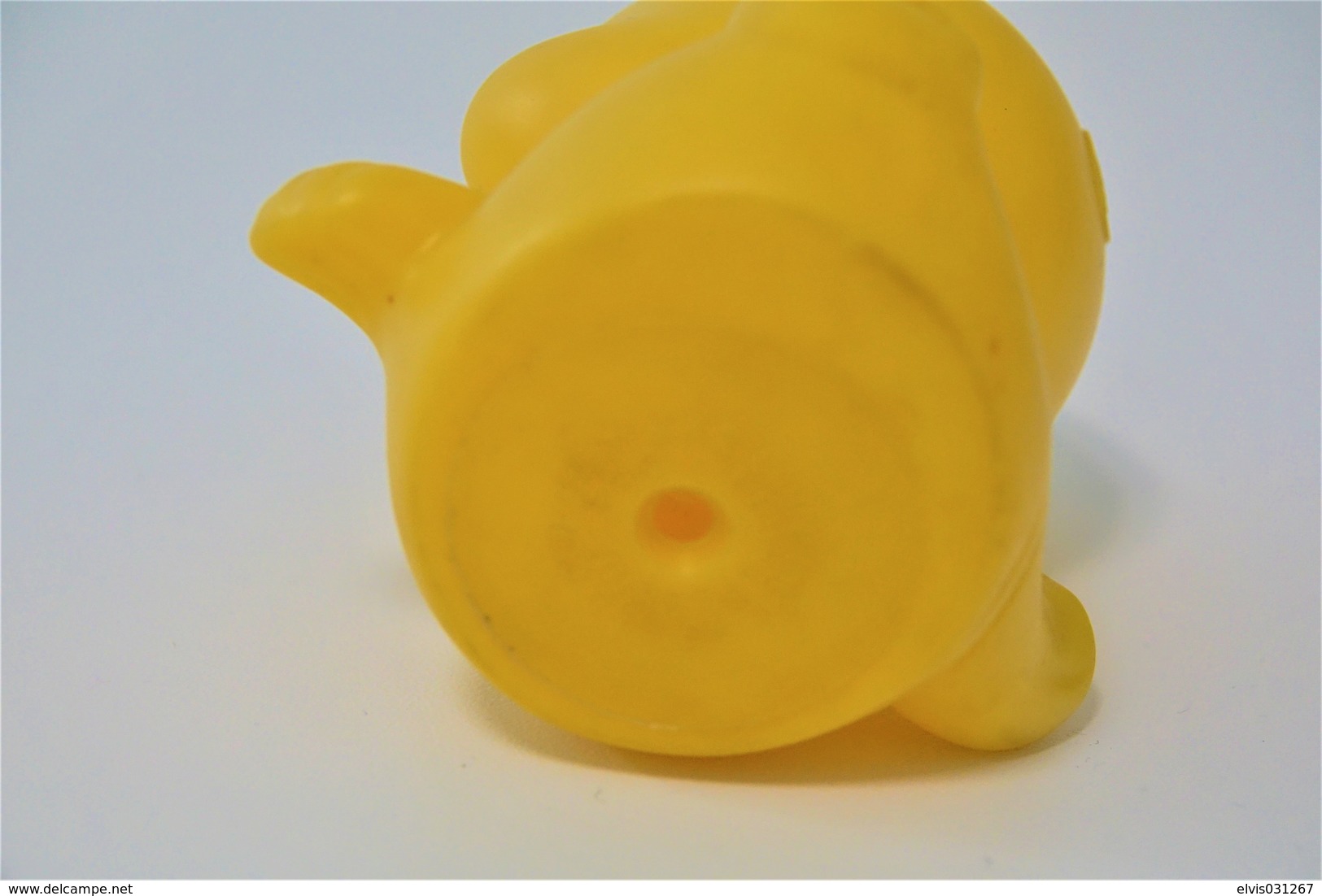 PIEPER POUET SQUEAKY: LEDRAPLASTIC CUTE DUCK EEND CANARD - L=10 - ***  - M DEP ELEPHANT ITALY  - rubber - vinyl - 1960's