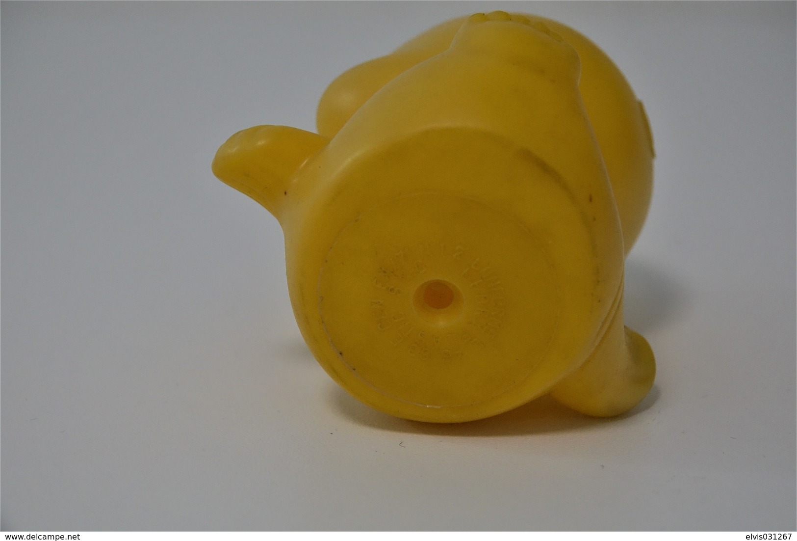 PIEPER POUET SQUEAKY: LEDRAPLASTIC CUTE DUCK EEND CANARD - L=10 - ***  - M DEP ELEPHANT ITALY  - rubber - vinyl - 1960's