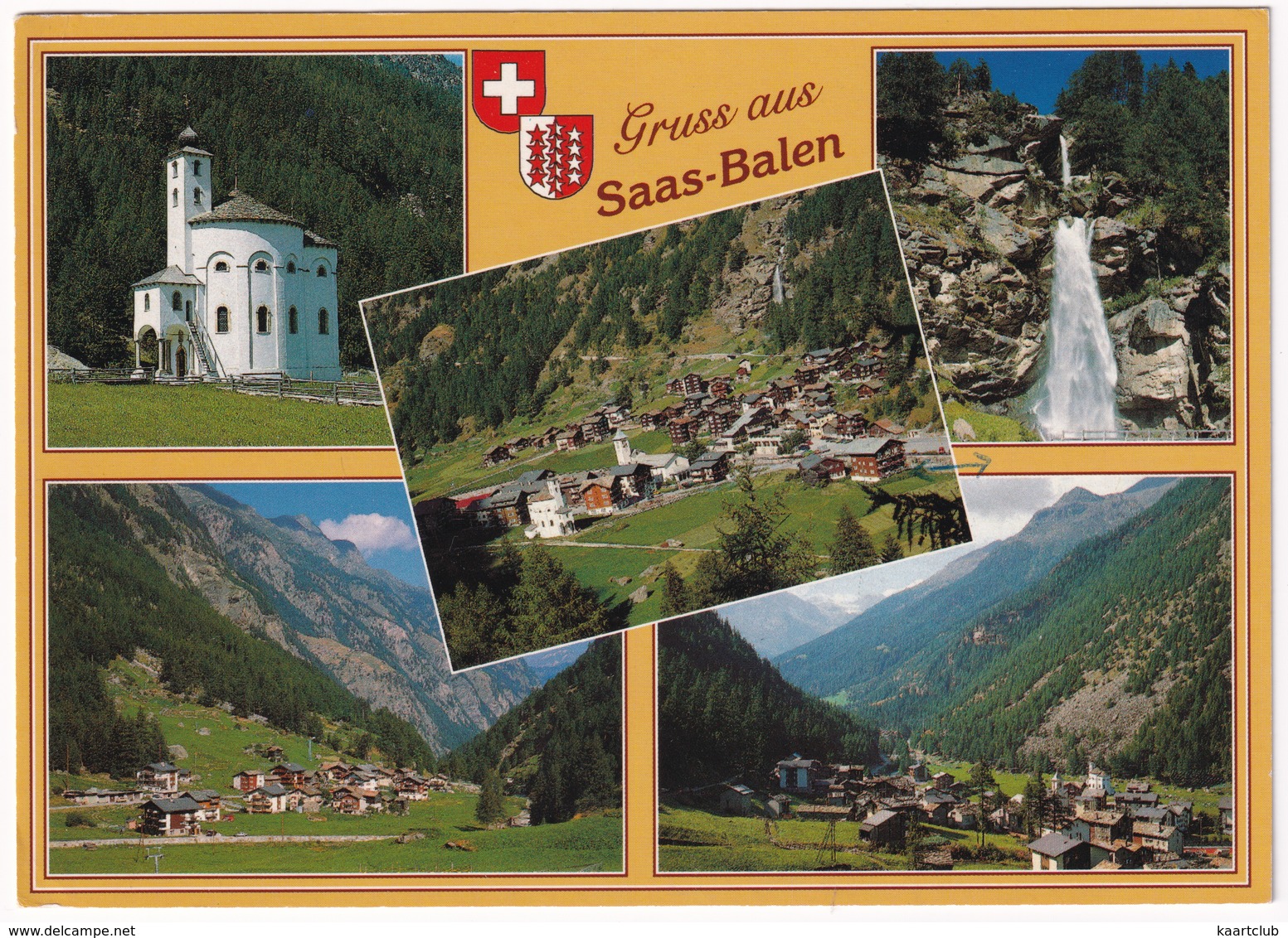 Gruss Aus Saas-Balen 1483 M Wallis - (Suisse/Schweiz) - Andere & Zonder Classificatie