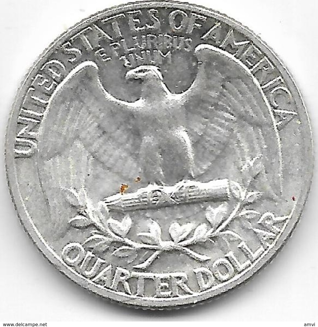 Vente enchere Flash 24 h mise à prix 1 € - 5 pièces 1/4 quarter Dollar - argent 1964 ( D) 1946 (D) 1964 1962 (D) 1943 (D