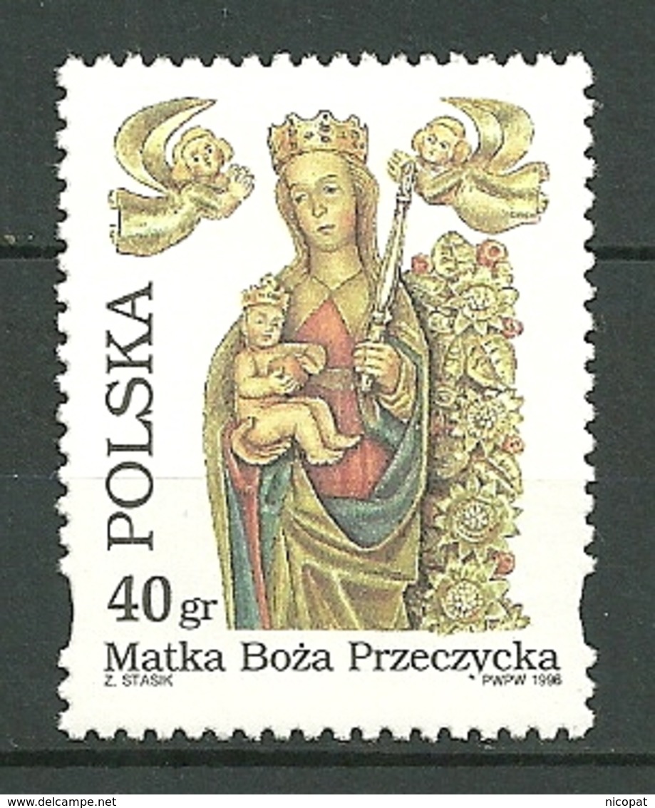 POLAND MNH ** 3413 Sanctuaire Marial, Madone N.D. De PRZECZYCKA, La Vierge à L'enfant, Religion - Neufs