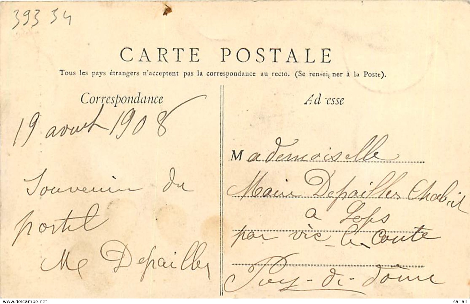 62 , LE PORTEL , Le Portel - Congrès Eucharistique De 1906 , Chanoine Dusart , * 393 34 - Le Portel
