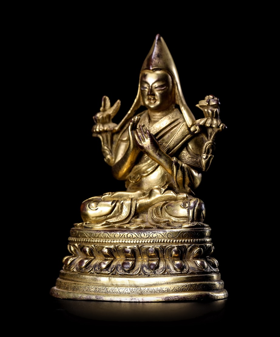 ​​​​​​​China Ancient Tibetan Buddha Statue Gilt Buddha Statue - Bronzi