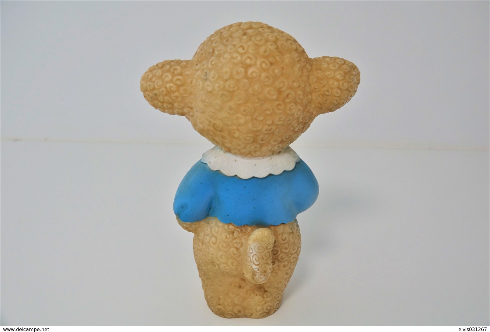 PIEPER POUET SQUEAKY: SUITED LAMB SHEEP RaRe COLLECTIBLE - L=26 - *** - COMBEX CREATIONS 4012 - 19**'s - Rubber - Vinyl - Smurfs