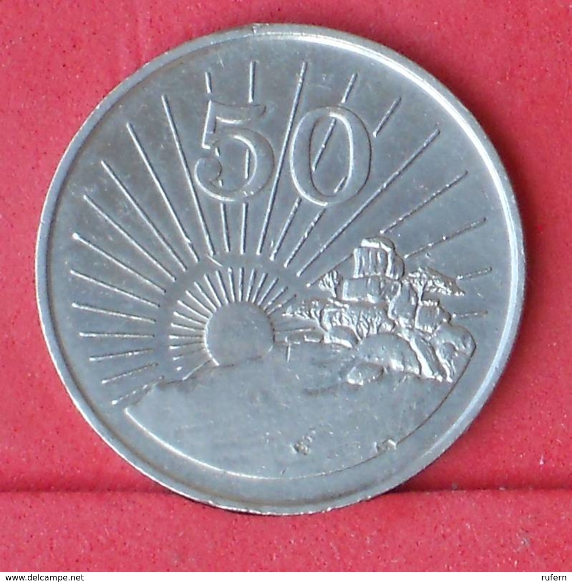 ZIMBABWE 50 CENTS 1989 -    KM# 5 - (Nº30554) - Zimbabwe