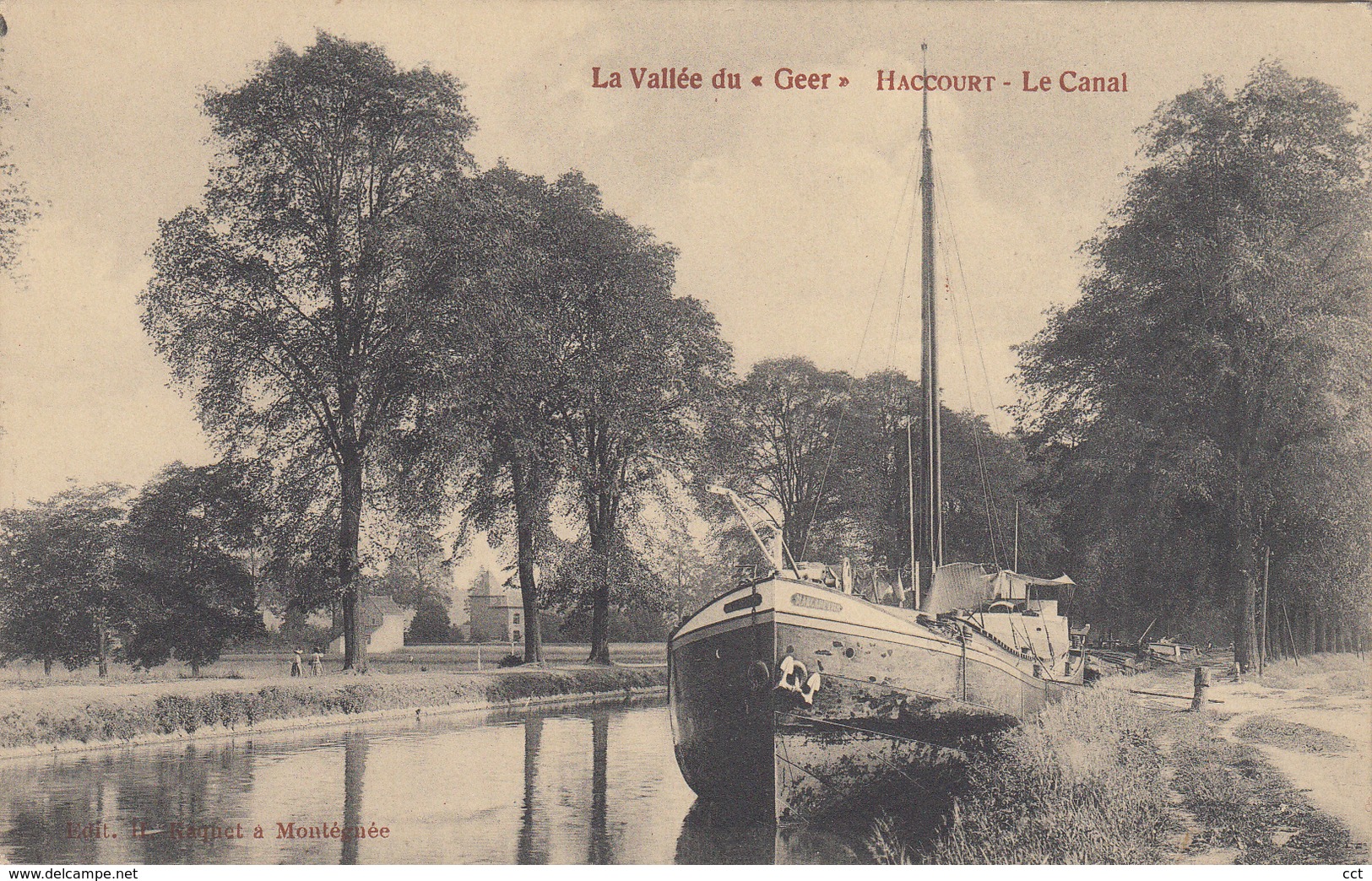 Haccourt  Oupeye   Le Canal  La Vallée Du Geer   PENICHE - Oupeye