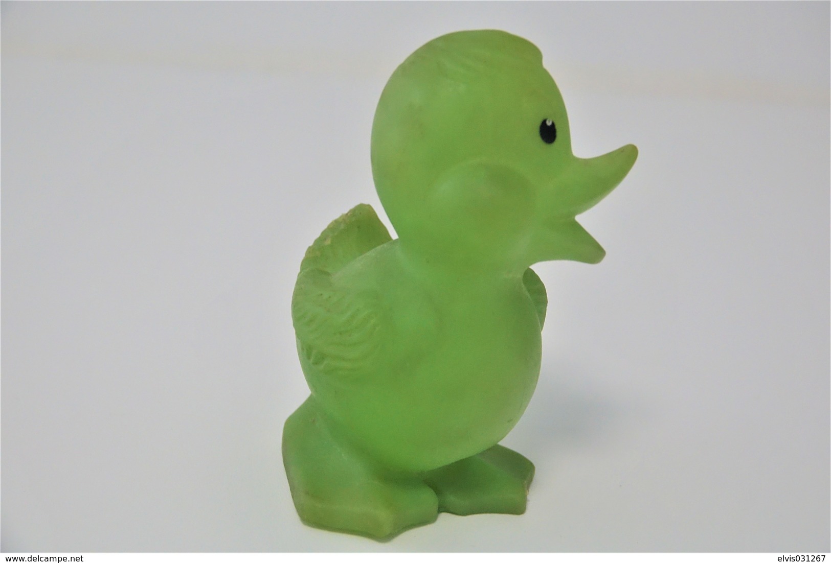 PIEPER POUET SQUEAKY: PLAGIAT LEDRAPLASTIC DUCK CANARD EEND  - L=12  - ***   - Rubber - Vinyl - 1960's - Schtroumpfs