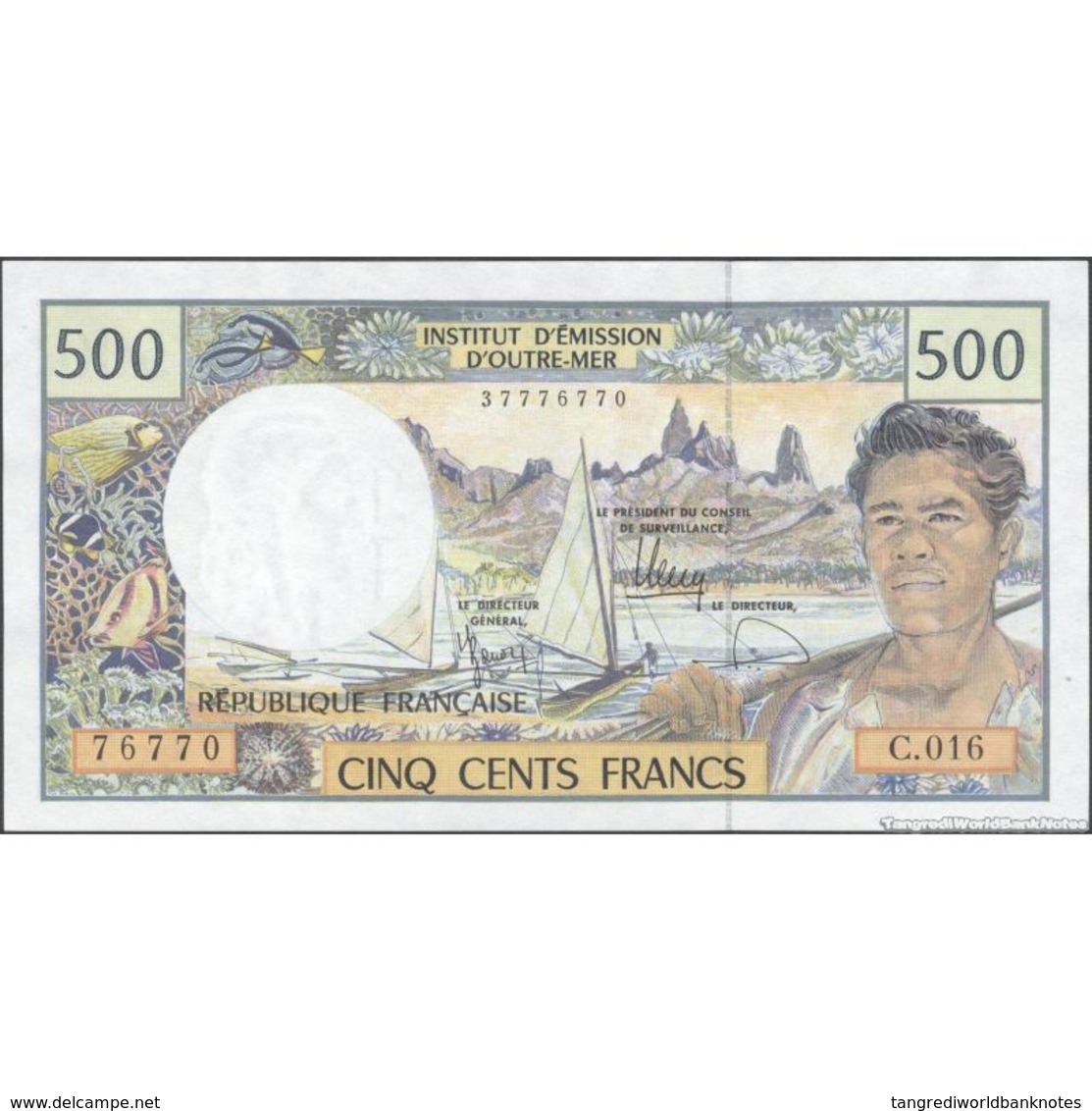 TWN - FRENCH PACIFIC TERRITORIES 1g - 500 Francs 2010 C.016 76770 XF/AU - Frans Pacific Gebieden (1992-...)