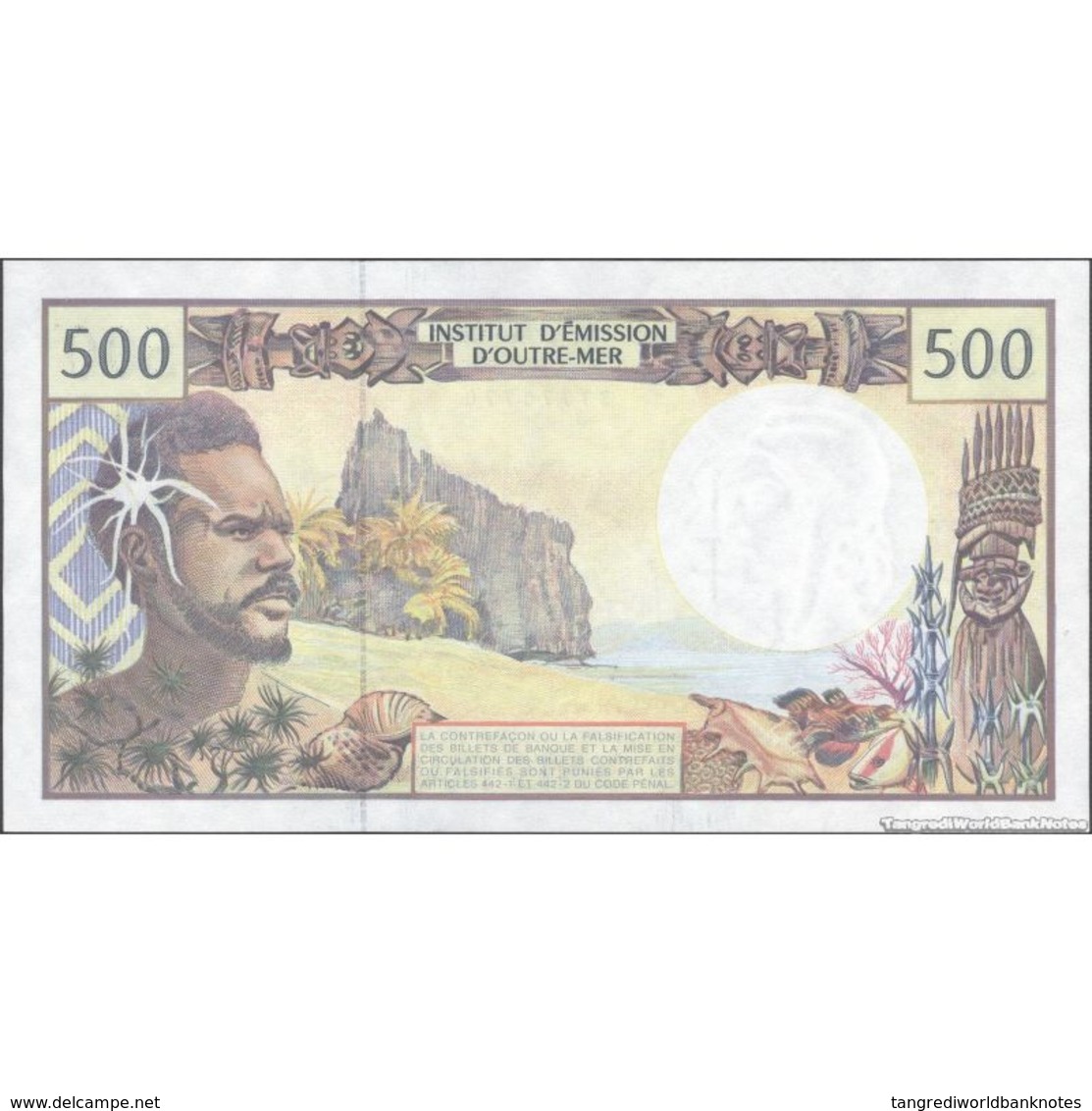 TWN - FRENCH PACIFIC TERRITORIES 1g - 500 Francs 2010 C.016 76770 XF/AU - Territori Francesi Del Pacifico (1992-...)