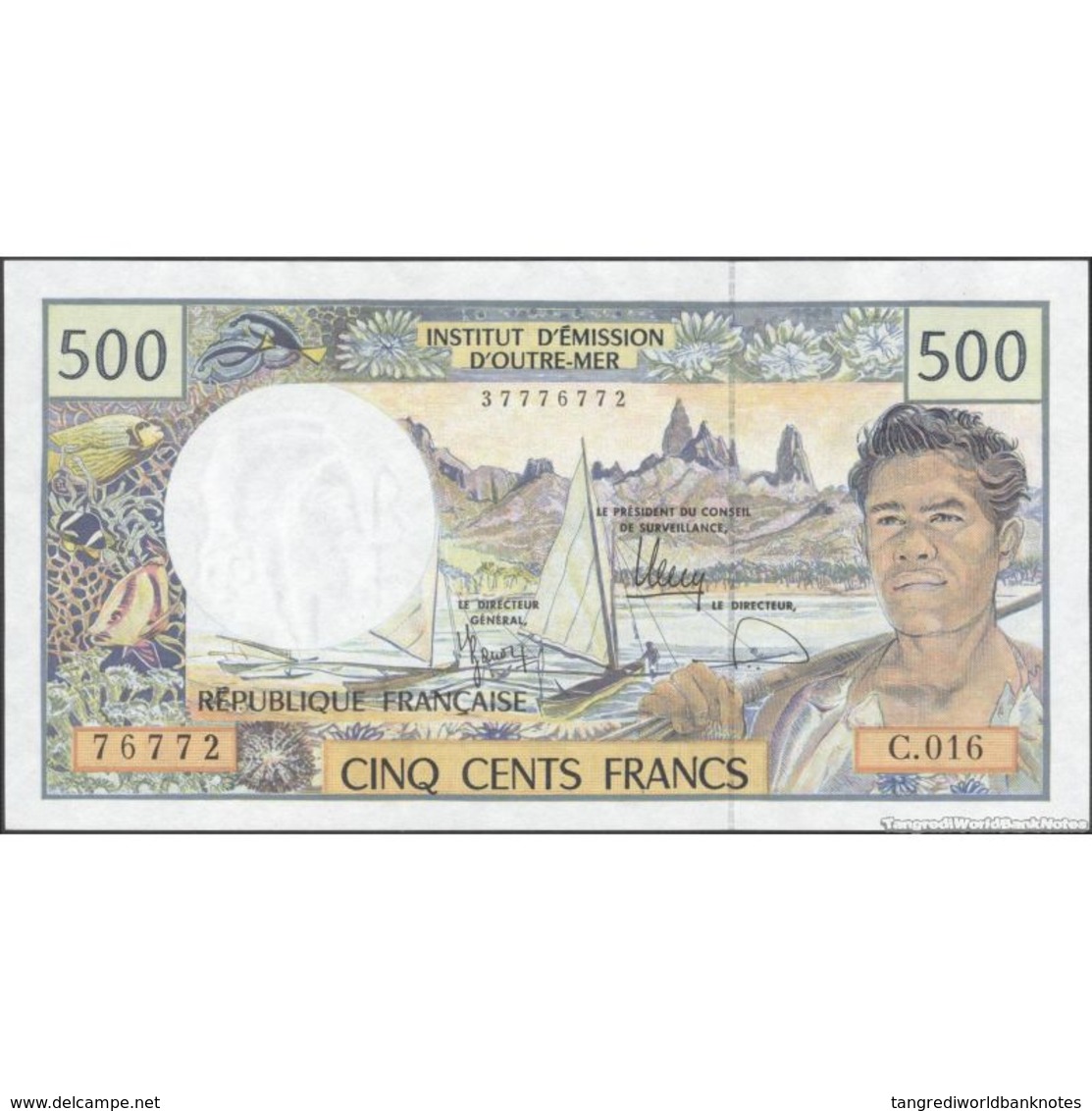 TWN - FRENCH PACIFIC TERRITORIES 1g - 500 Francs 2010 C.016 76772 XF/AU - Frans Pacific Gebieden (1992-...)