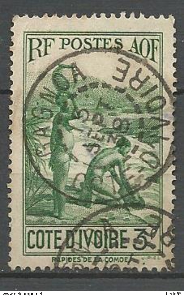 COTE D'IVOIRE N° 129 CACHET  GAGNOA - Usati