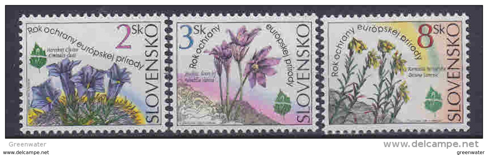Slovakia 1995 Nature Protection 3v ** Mnh (44403) - Ongebruikt