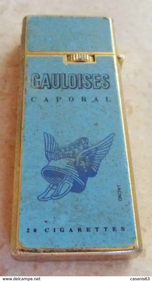 BRIQUET Cigarettes GAULOISES Caporal ( Lighter Feuerzeug Accendino  Encendedor ) - Autres & Non Classés