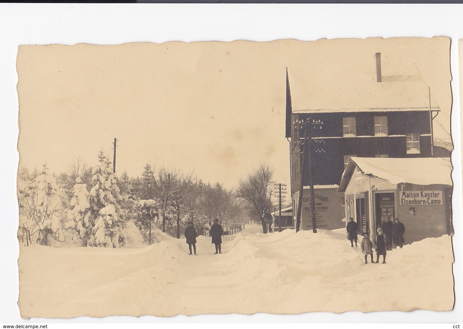 Elsenborn   CARTE PHOTO  Maison Kanzler - Elsenborn (camp)