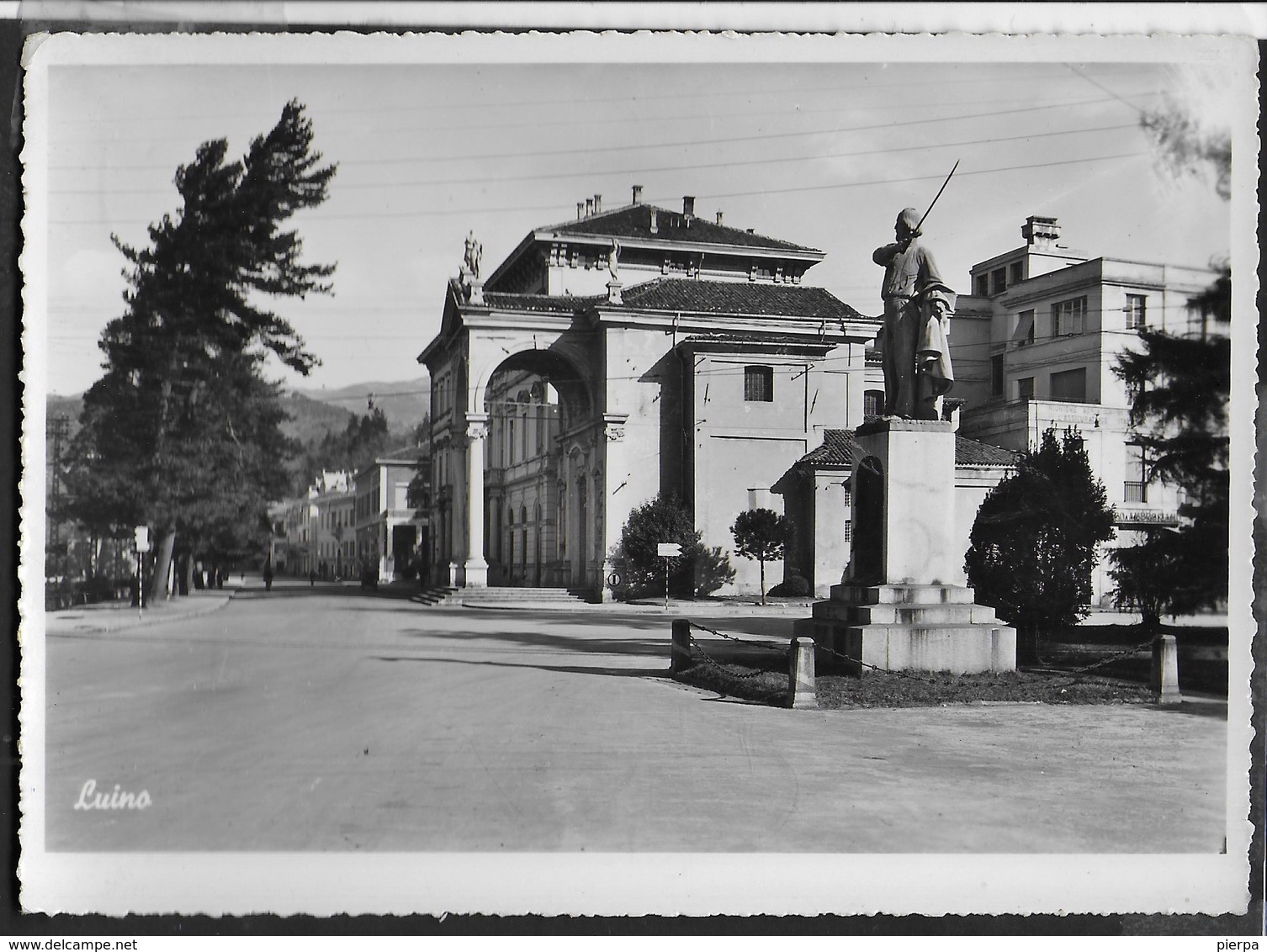 LOMBARDIA - LUINO - VEDUTA - FOTOSTAMPA REGGIORI LAVENO - NUOVA ORIGINALE D'EPOCA - Luino