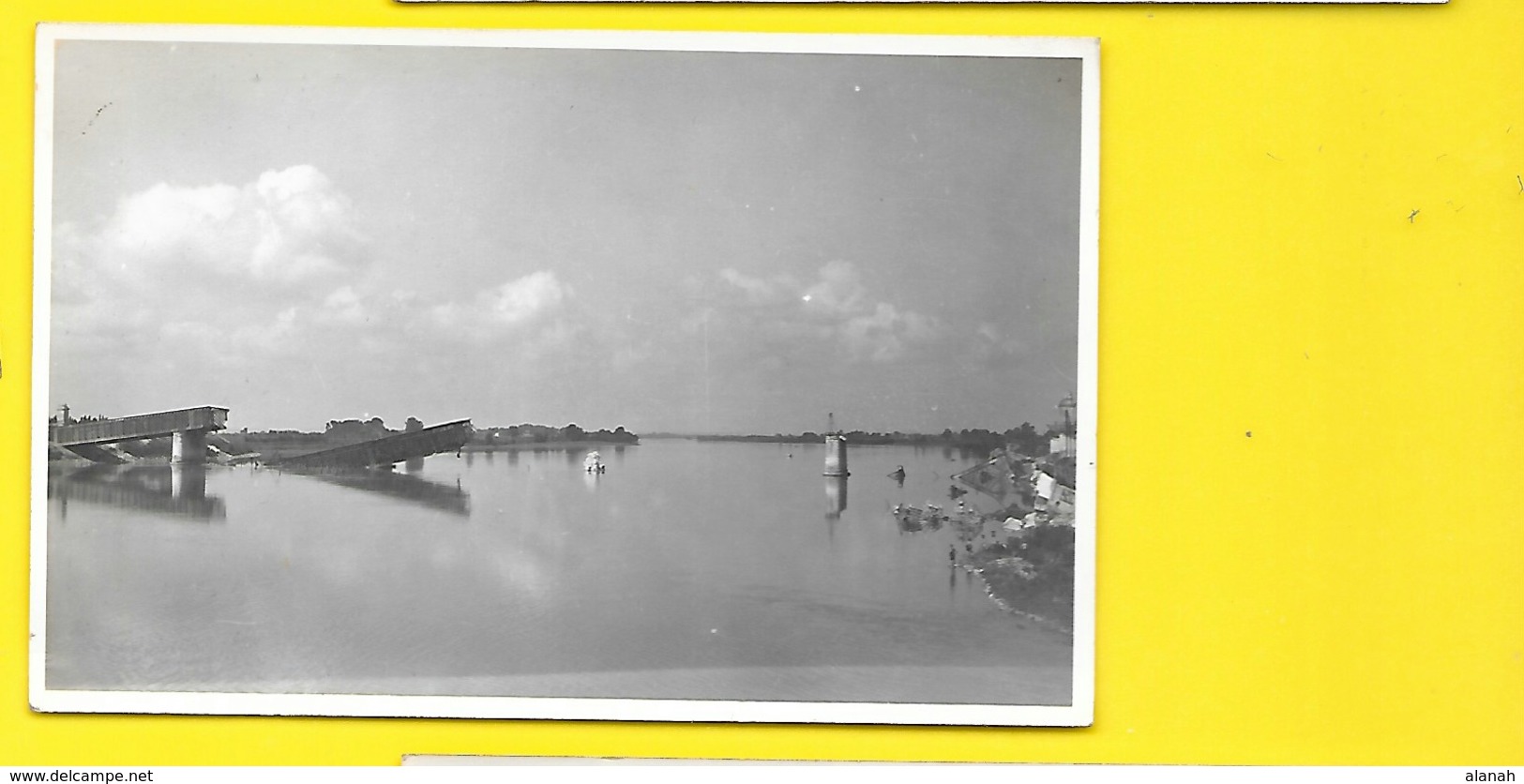 ARLES Bombardé 1944 Carte Photo Le Pont (George) Bouches Du Rhône (13) - Arles