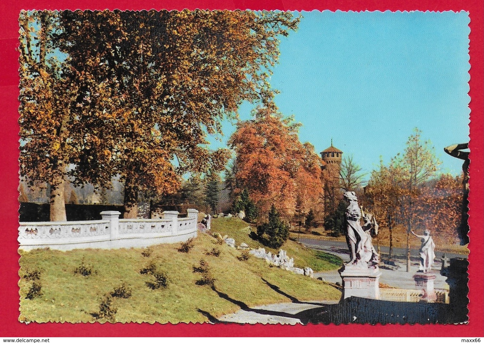 CARTOLINA VG ITALIA - TORINO - Parco Del Valentino - Scorcio - 10 X 15 - 1958 - Parken & Tuinen