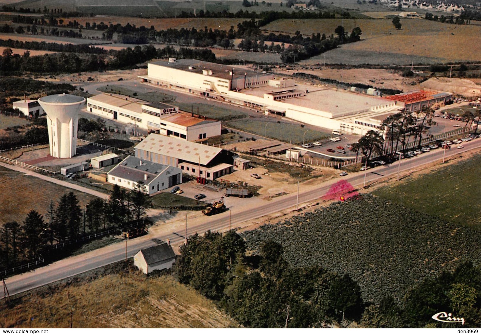 LOUDEAC - Vue Aérienne - L'Usine Olida - Loudéac