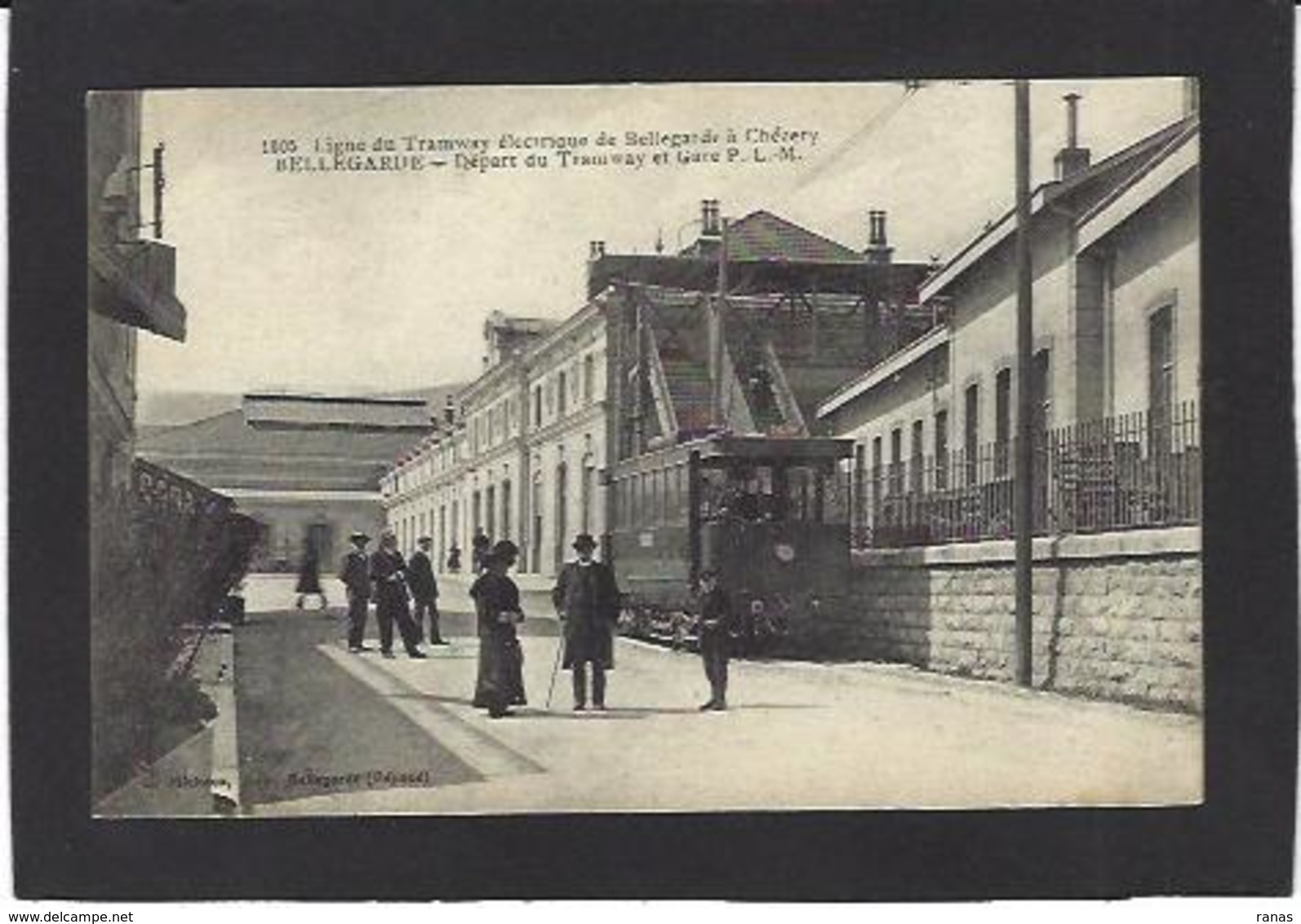 CPA Ain 01 Bellegarde Chézery Tramway écrite - Bellegarde-sur-Valserine