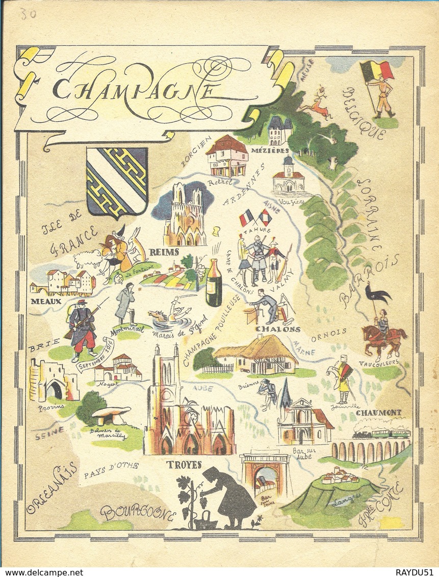 HISTOIRE DE LA CHAMPAGNE RACONTEE PAR A.PETITJEAN - Champagne - Ardenne