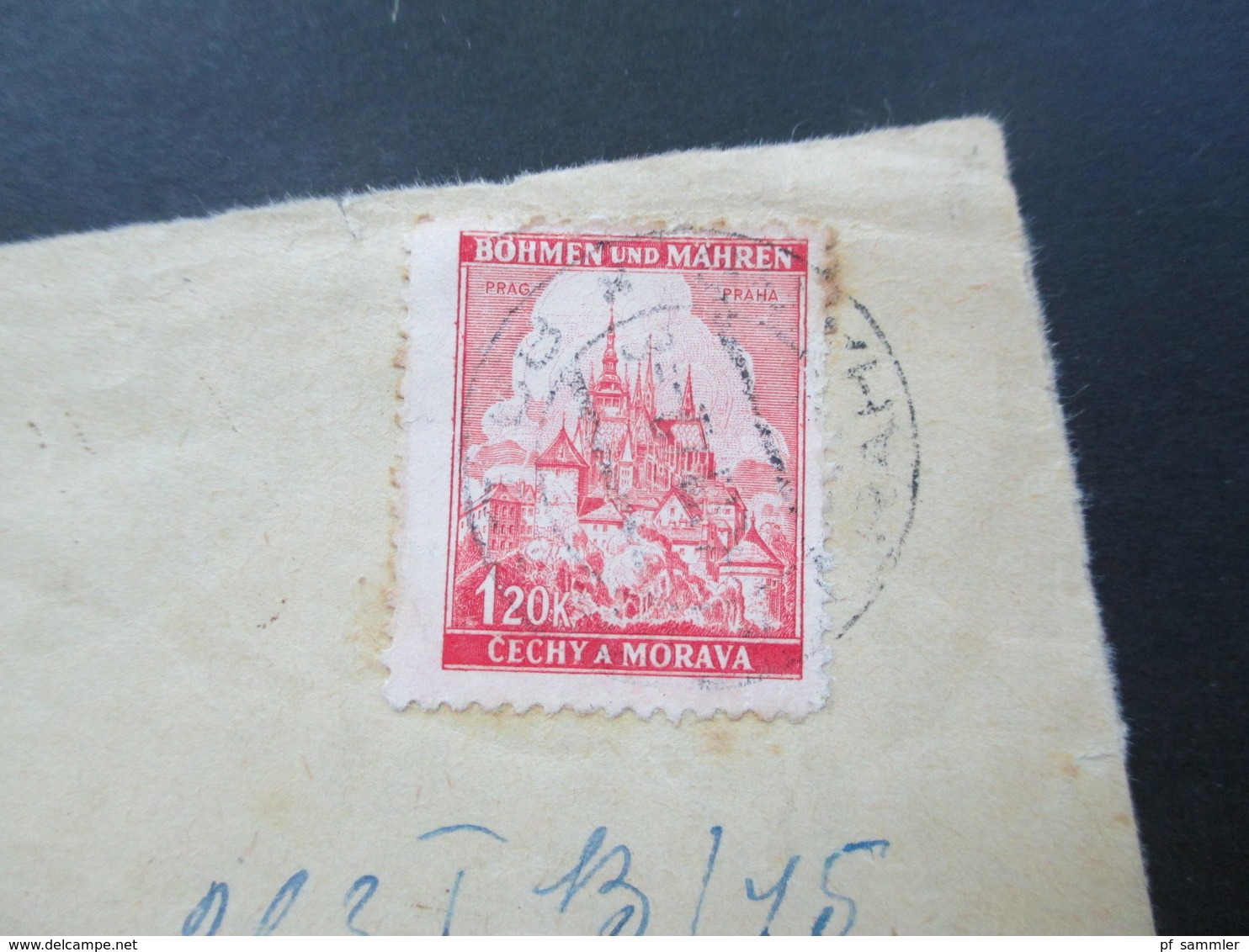 Böhmen Und Mähren 1942 An Die Schlachthofkollonie In Leipzig Stempel Empfänger Gestattet Eröffnung Leipzig Mit Vermerk - Brieven En Documenten