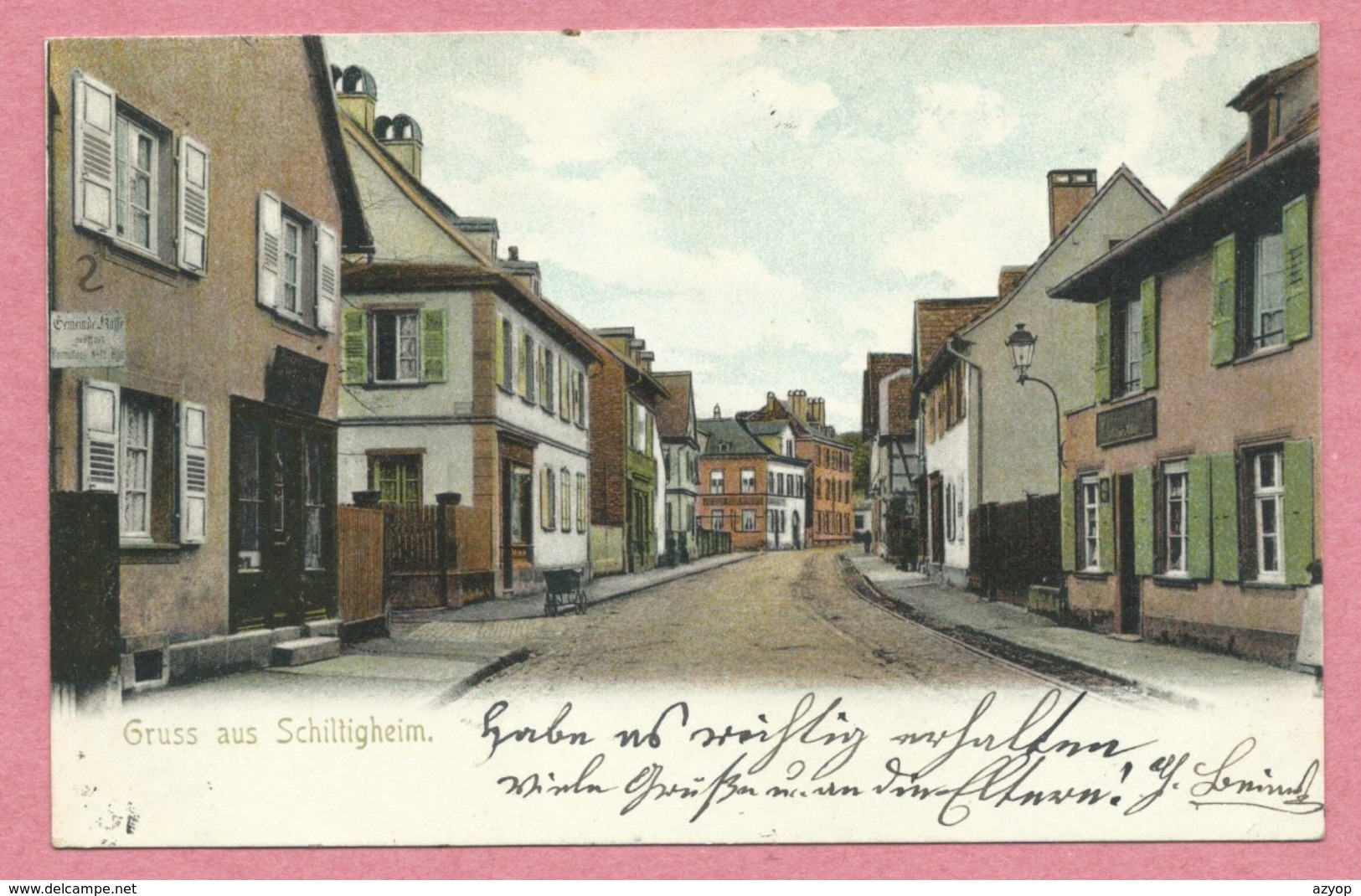 67 - GRUSS Aus SCHILTIGHEIM - Strasse - Gemeinde Kasse - Schiltigheim