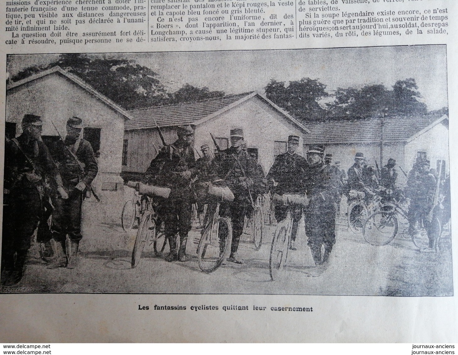 1904 L'INFANTERIE FRANÇAISE - LES FRANCS ARCHÈRES - SÉANCE DE CANNE - COMPAGNIE CYCLISTE - SPORT PLEIN AIR