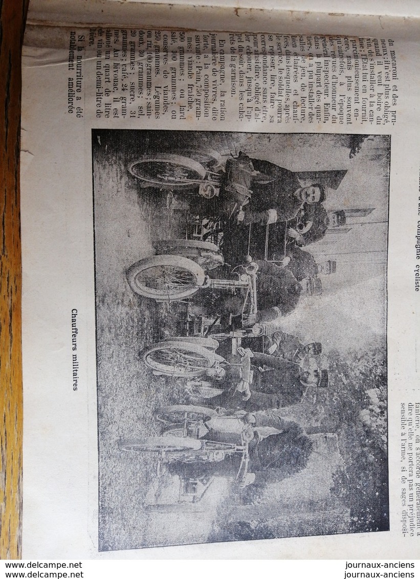 1904 L'INFANTERIE FRANÇAISE - LES FRANCS ARCHÈRES - SÉANCE DE CANNE - COMPAGNIE CYCLISTE - SPORT PLEIN AIR