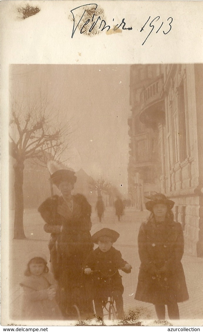 CPA PHOTO .  RUE DE LA PAIX (KAISER FRIEDRICH...) - Strasbourg