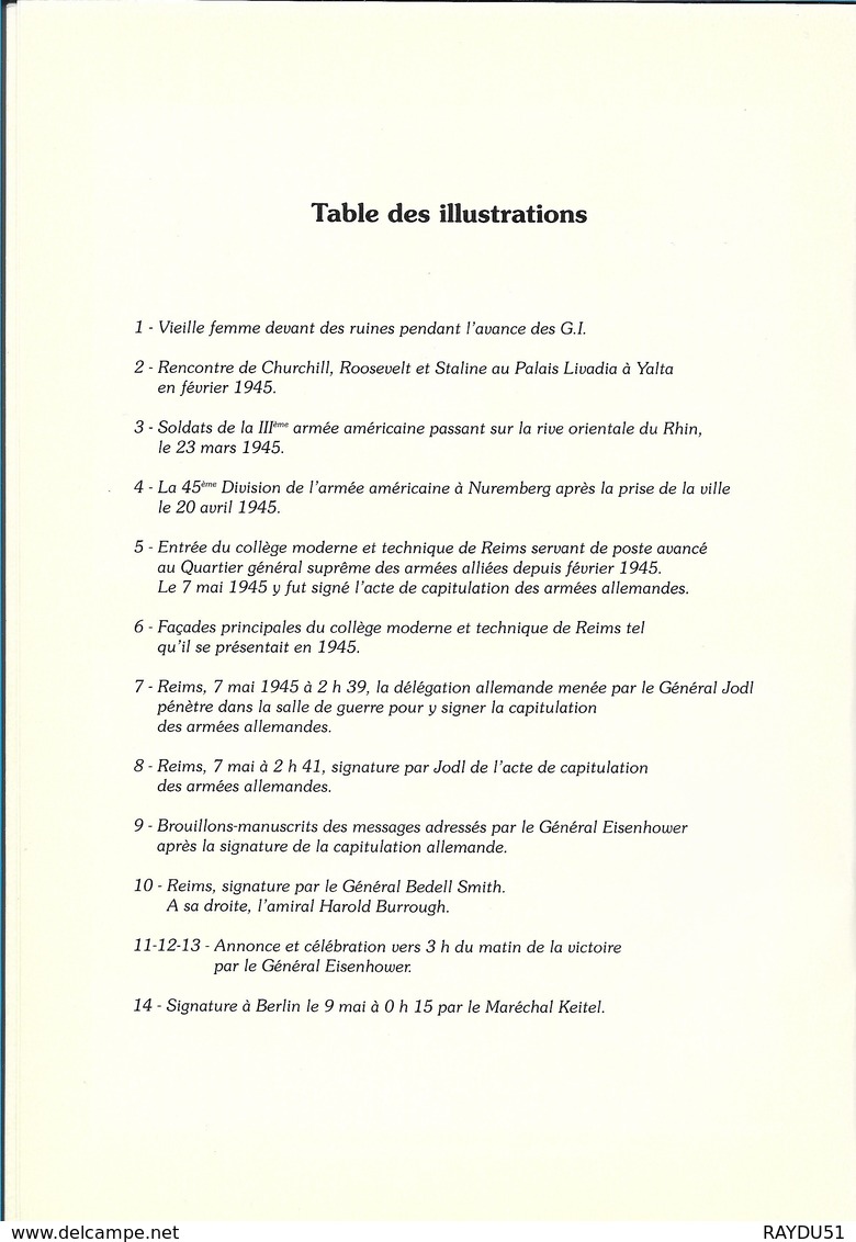 REDDITIONS ALLEMANDES 1945 - Champagne - Ardenne