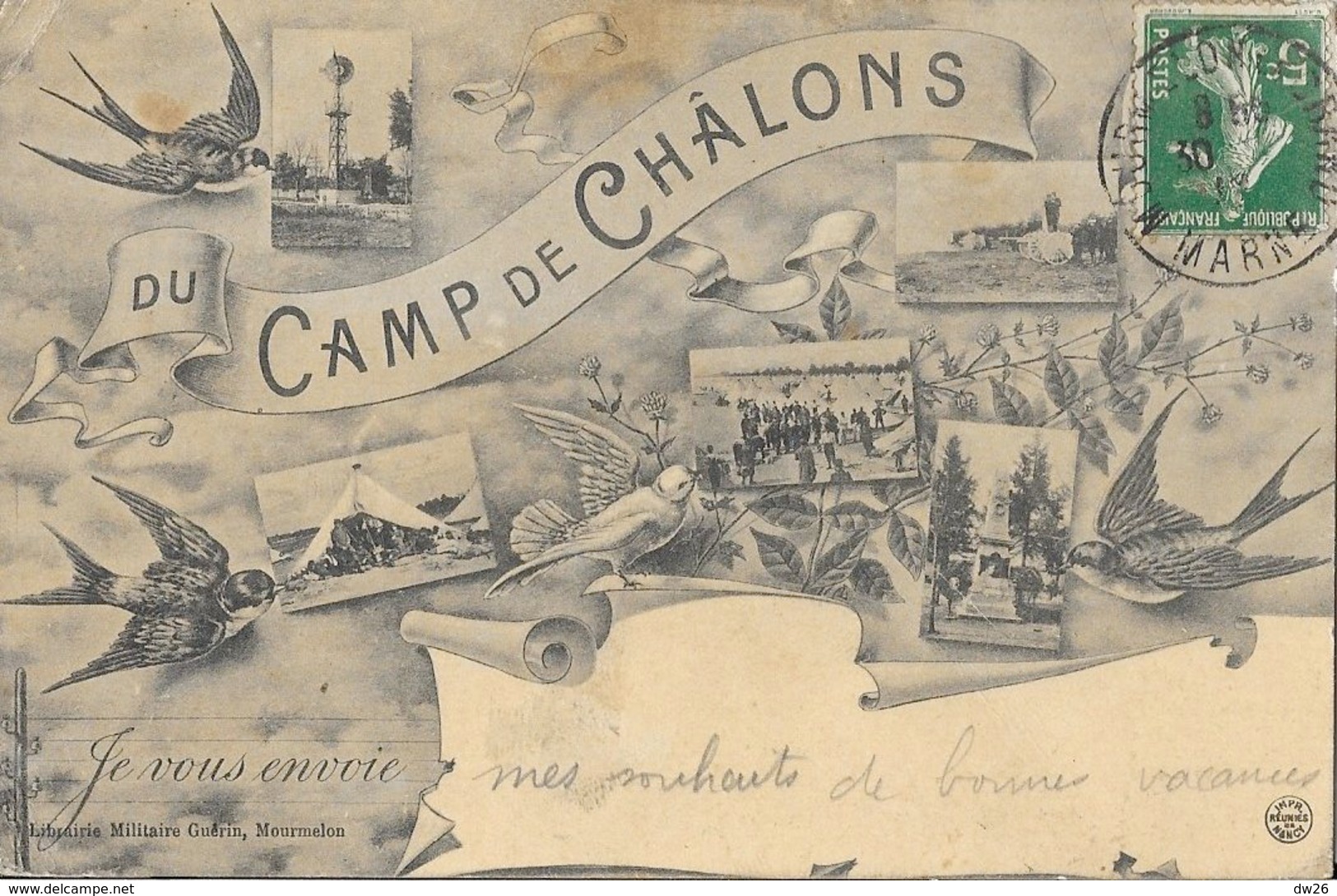 Souvenir: Du Camp De Chalons, Je Vous Envoie... Multivues - Librairie Militaire Guérin - Barracks
