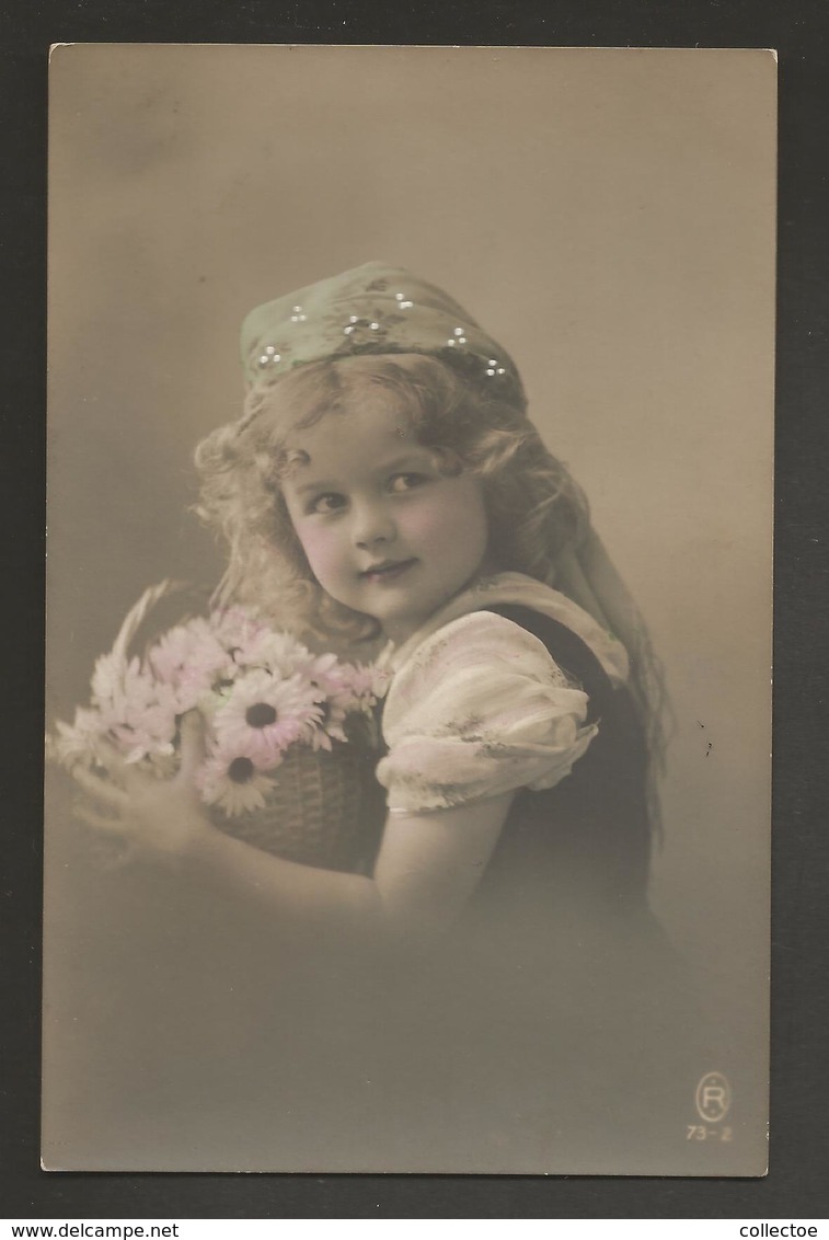 Beautiful Girl 1910s Postcard - Portraits