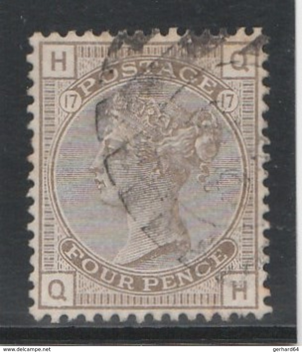 GB - 4 Pence - Yvert N° 64 - Planche 17 (1880-1883) - Used Stamps