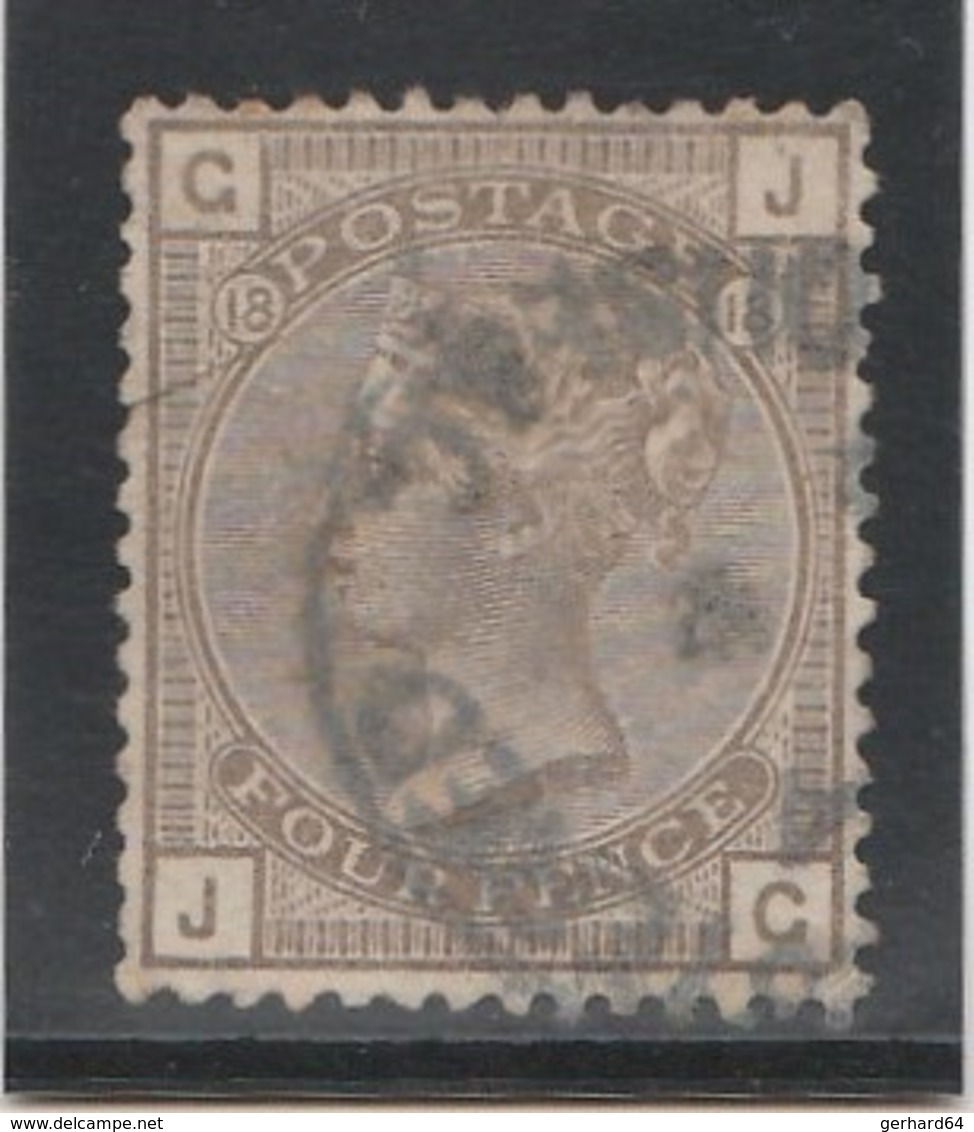 GB - 4 Pence - Yvert N° 64 - Planche 18 (1880-1883) - Gebraucht