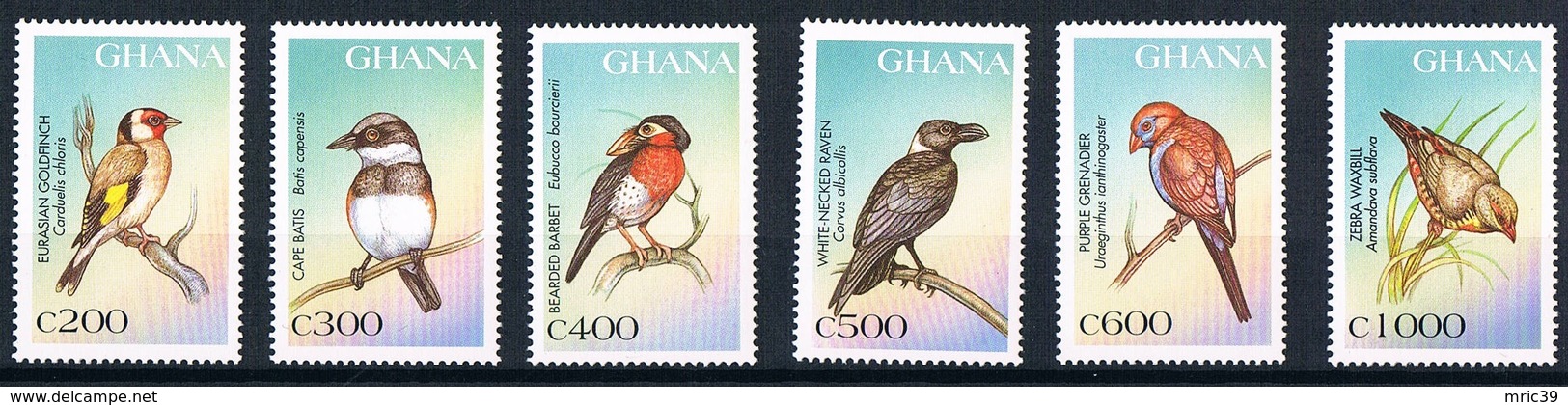 Serie Set Oiseaux  Birds Neuf  MNH **  Ghana 1997 - Autres & Non Classés