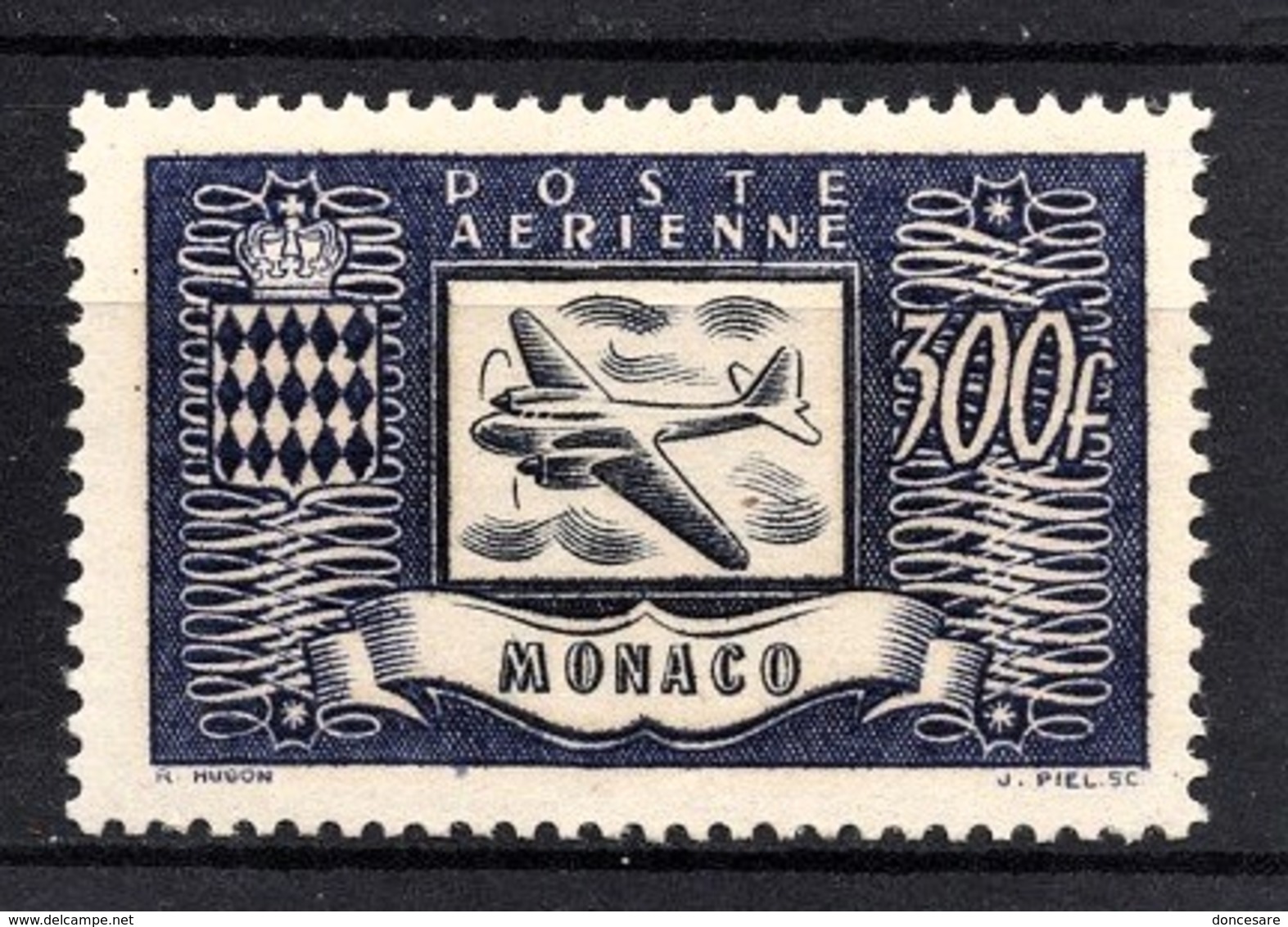 MONACO 1949 / N° 42  - NEUF** /1 - Poste Aérienne