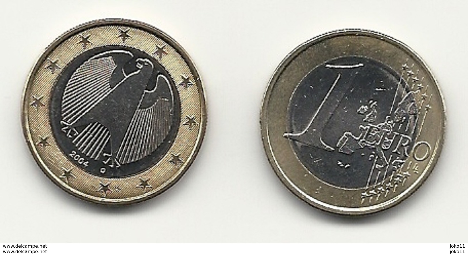 1 Euro, 2004 Prägestätte (D) Vz, Sehr Gut Erhaltene Umlaufmünze - Deutschland